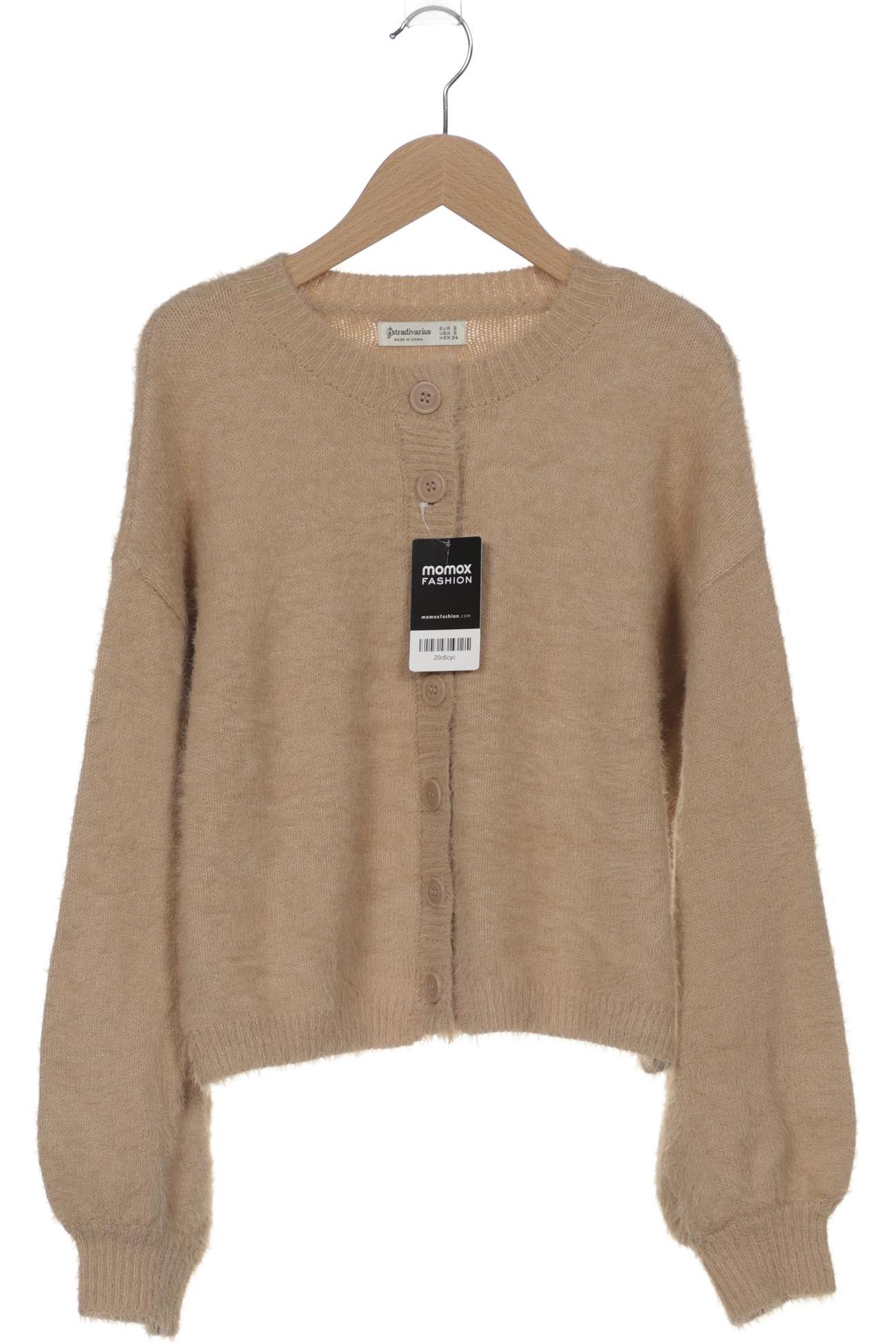 

Stradivarius Damen Strickjacke, beige, Gr. 36
