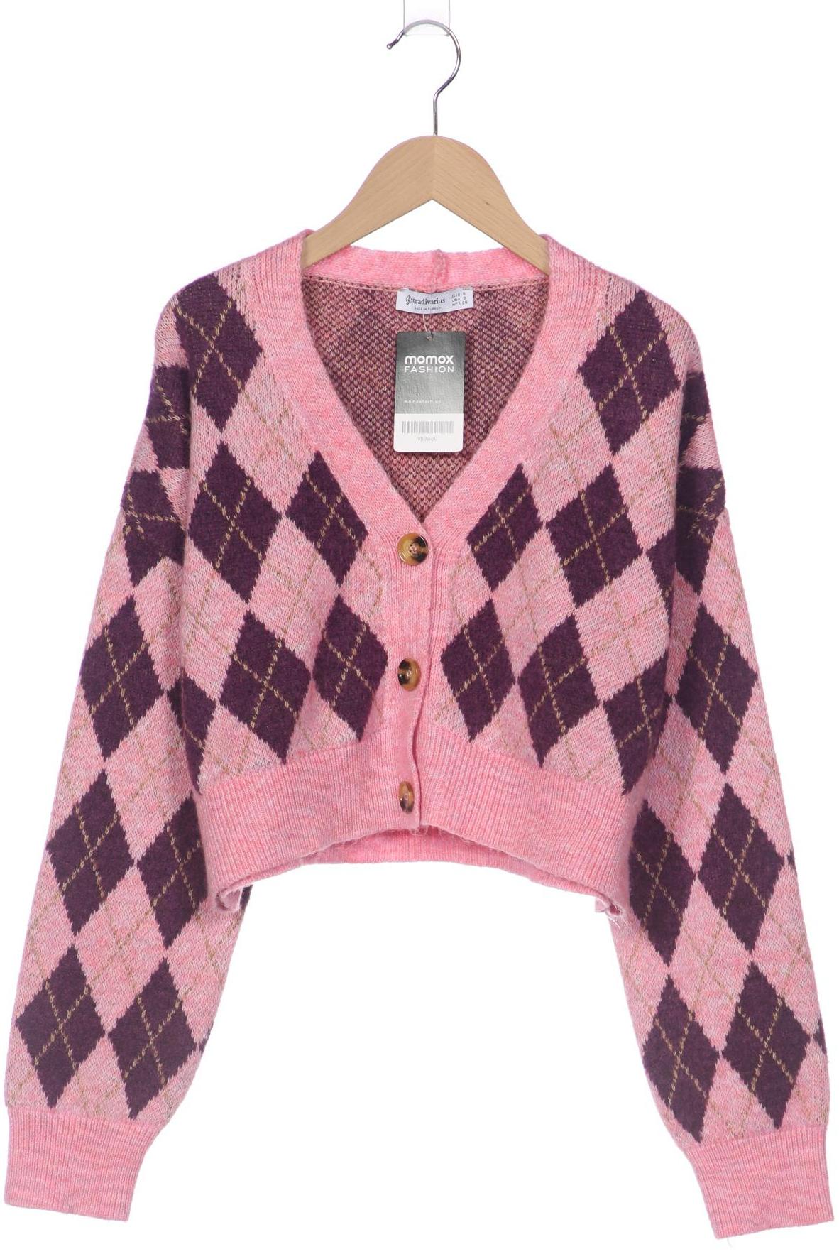 

Stradivarius Damen Strickjacke, pink, Gr. 36