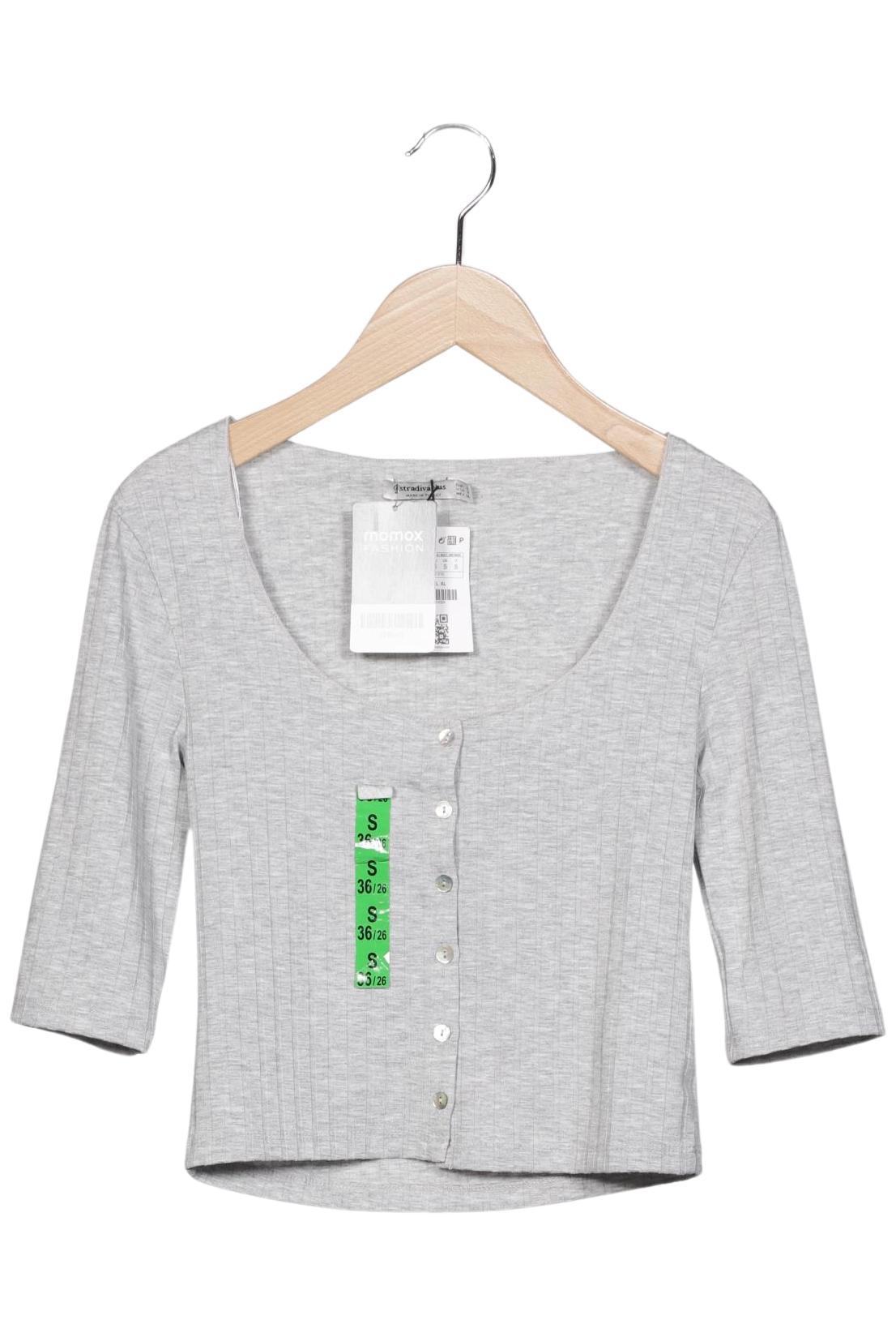 

Stradivarius Damen Strickjacke, grau, Gr. 36