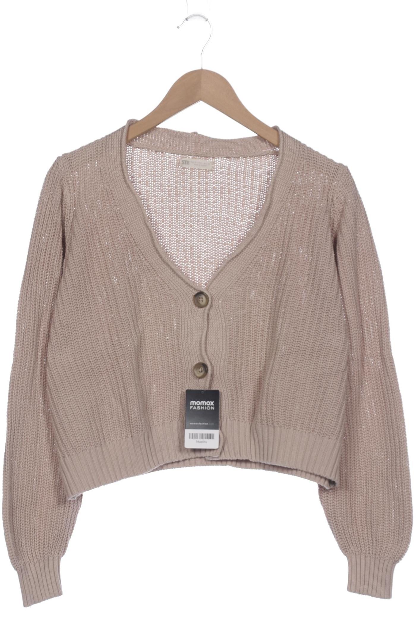 

Stradivarius Damen Strickjacke, beige, Gr. 36