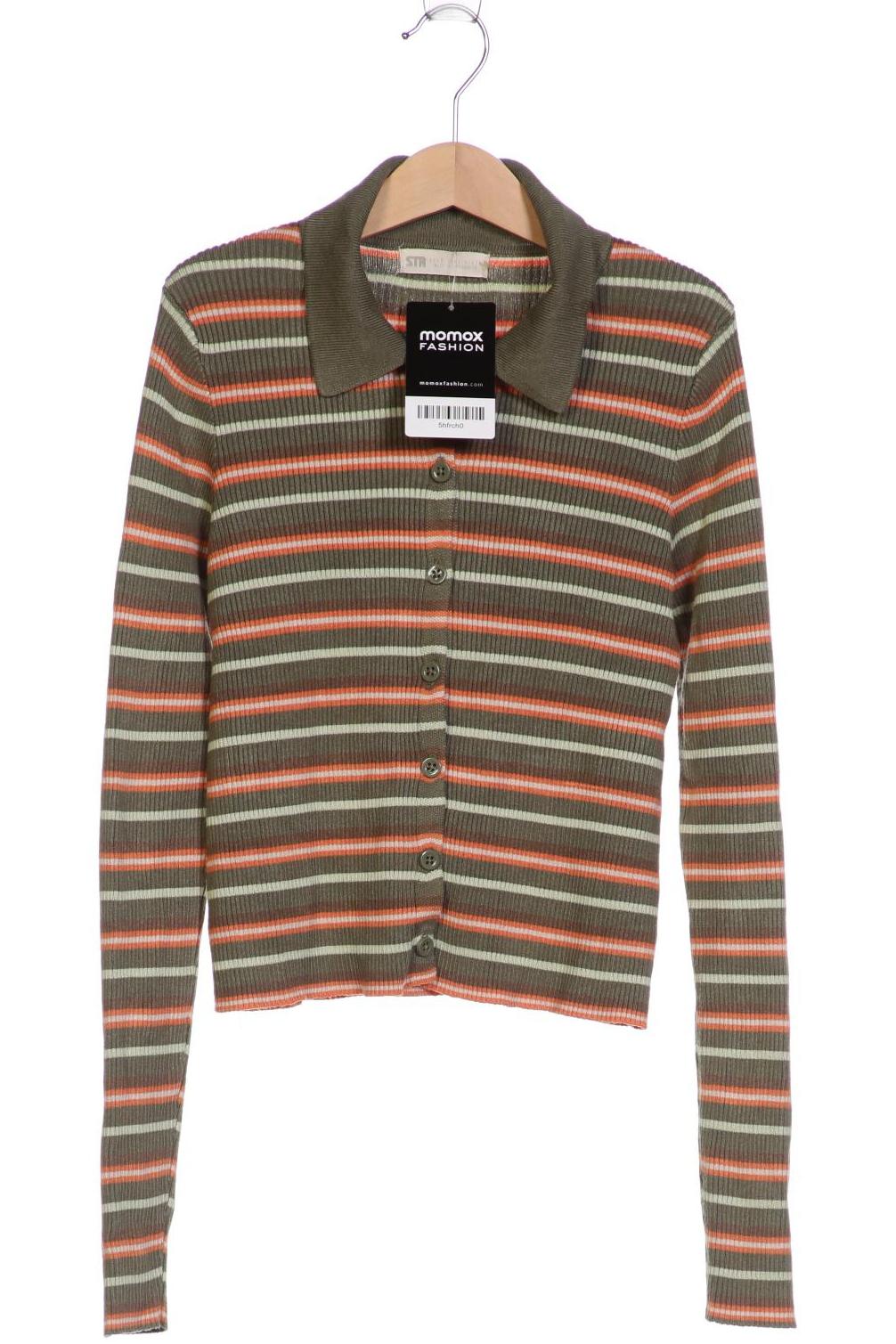 

Stradivarius Damen Strickjacke, grün, Gr. 36