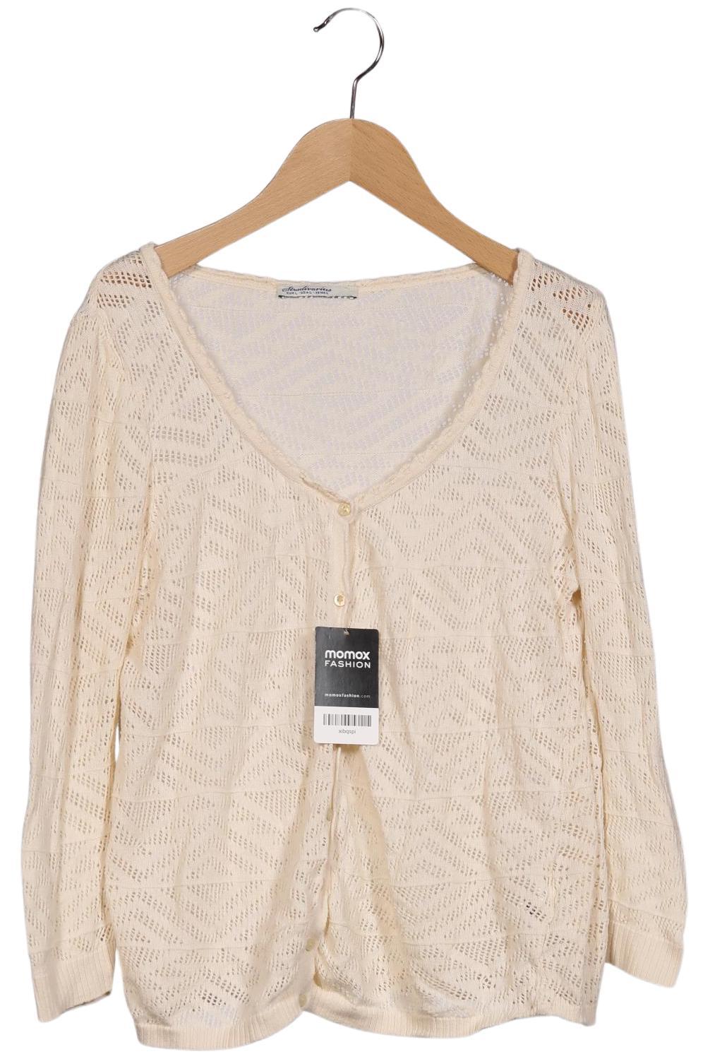 

Stradivarius Damen Strickjacke, cremeweiß, Gr. 42