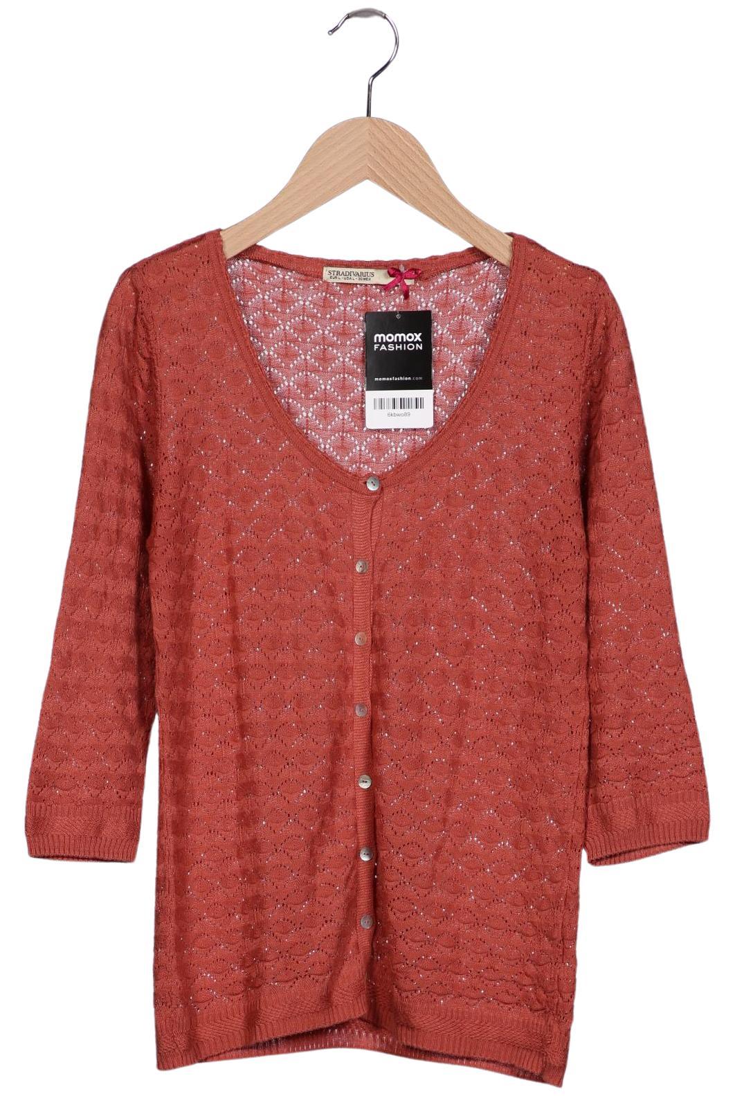

Stradivarius Damen Strickjacke, rot, Gr. 42