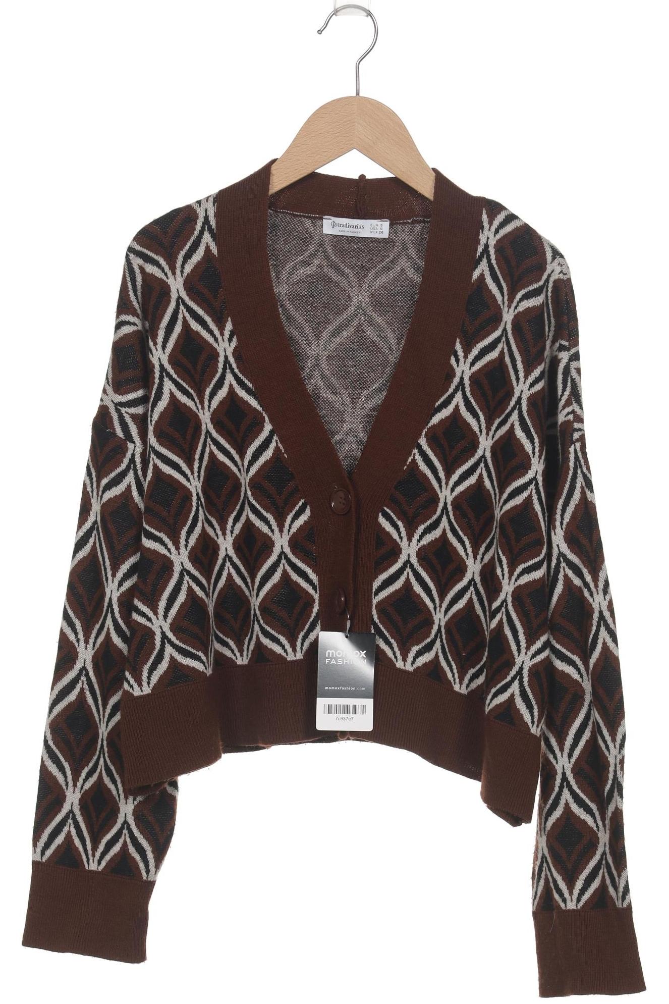 

Stradivarius Damen Strickjacke, braun, Gr. 36
