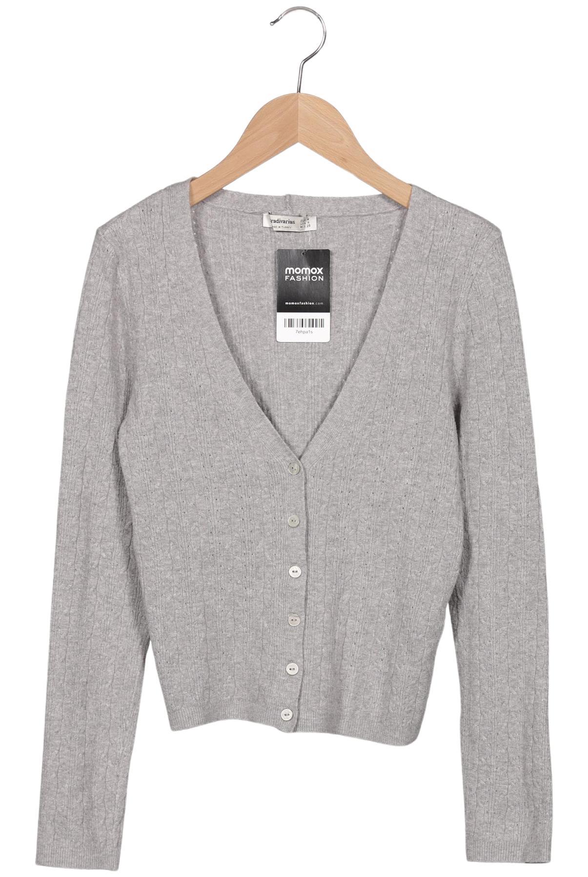 

Stradivarius Damen Strickjacke, grau, Gr. 38