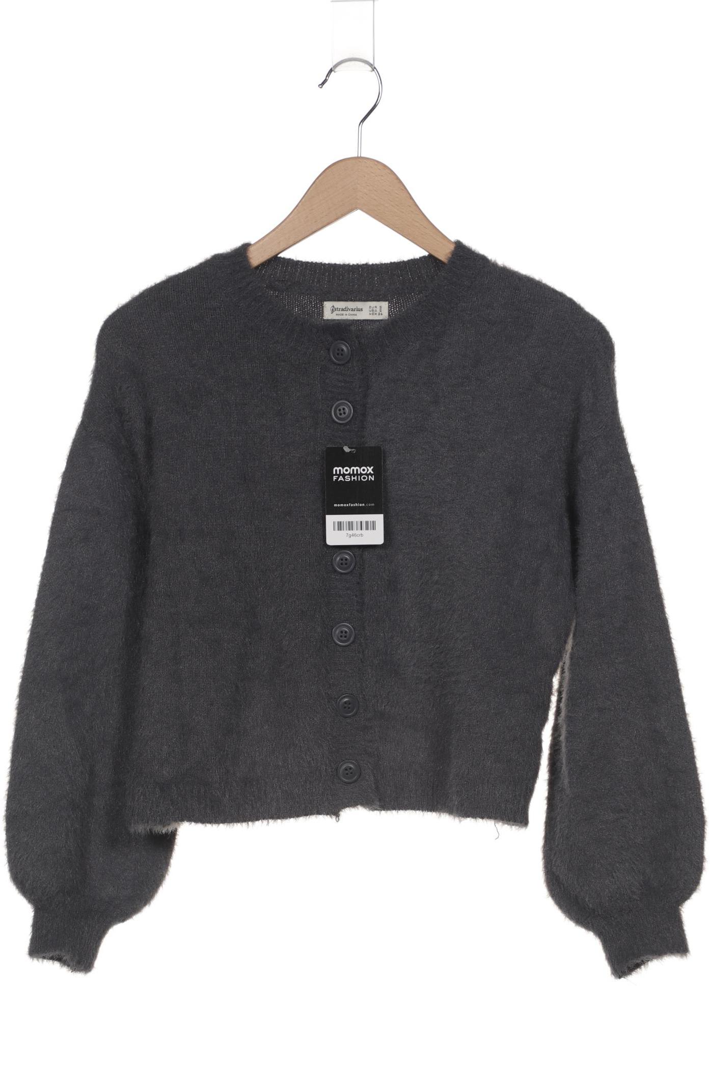 

Stradivarius Damen Strickjacke, grau, Gr. 36