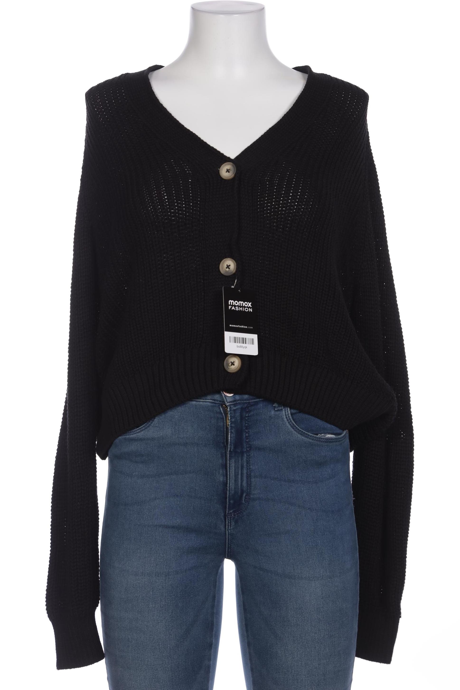 

Stradivarius Damen Strickjacke, schwarz, Gr. 38