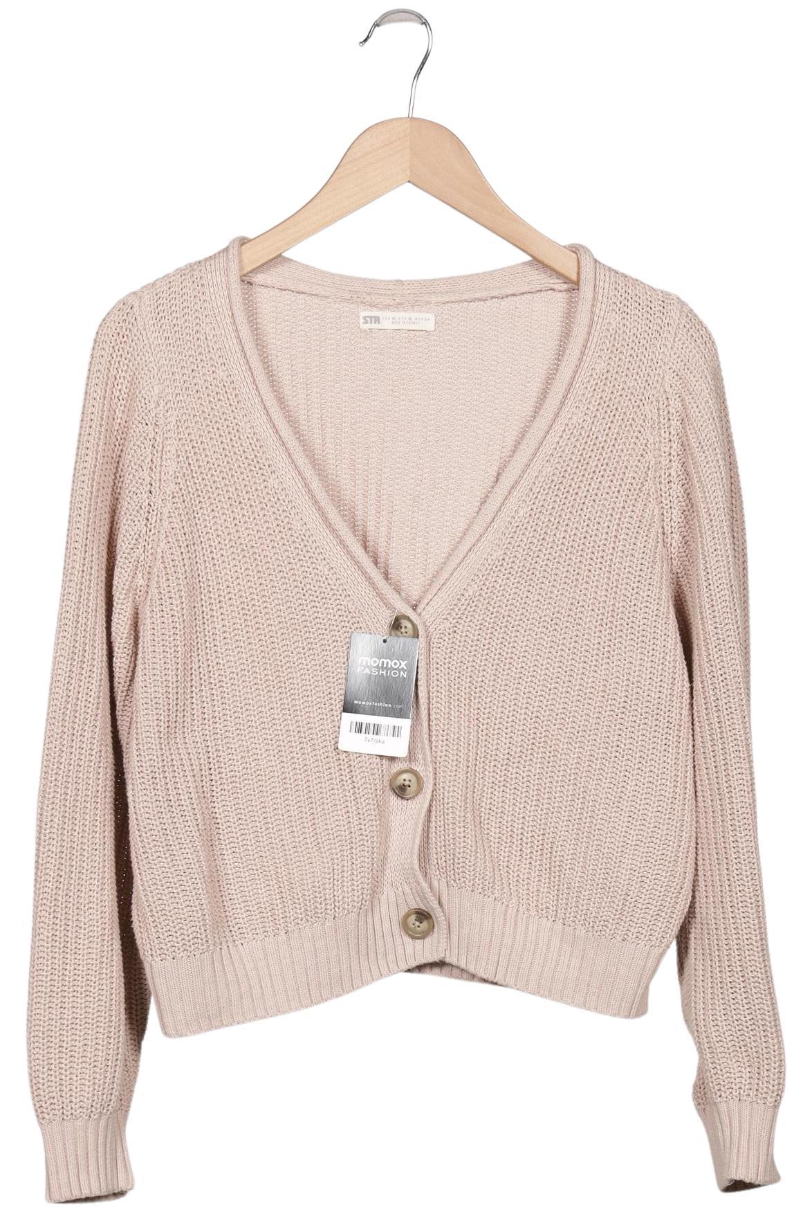 

Stradivarius Damen Strickjacke, beige, Gr. 34