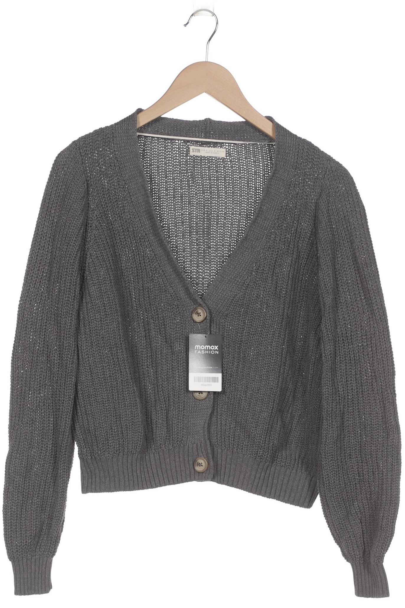 

Stradivarius Damen Strickjacke, grau, Gr. 36
