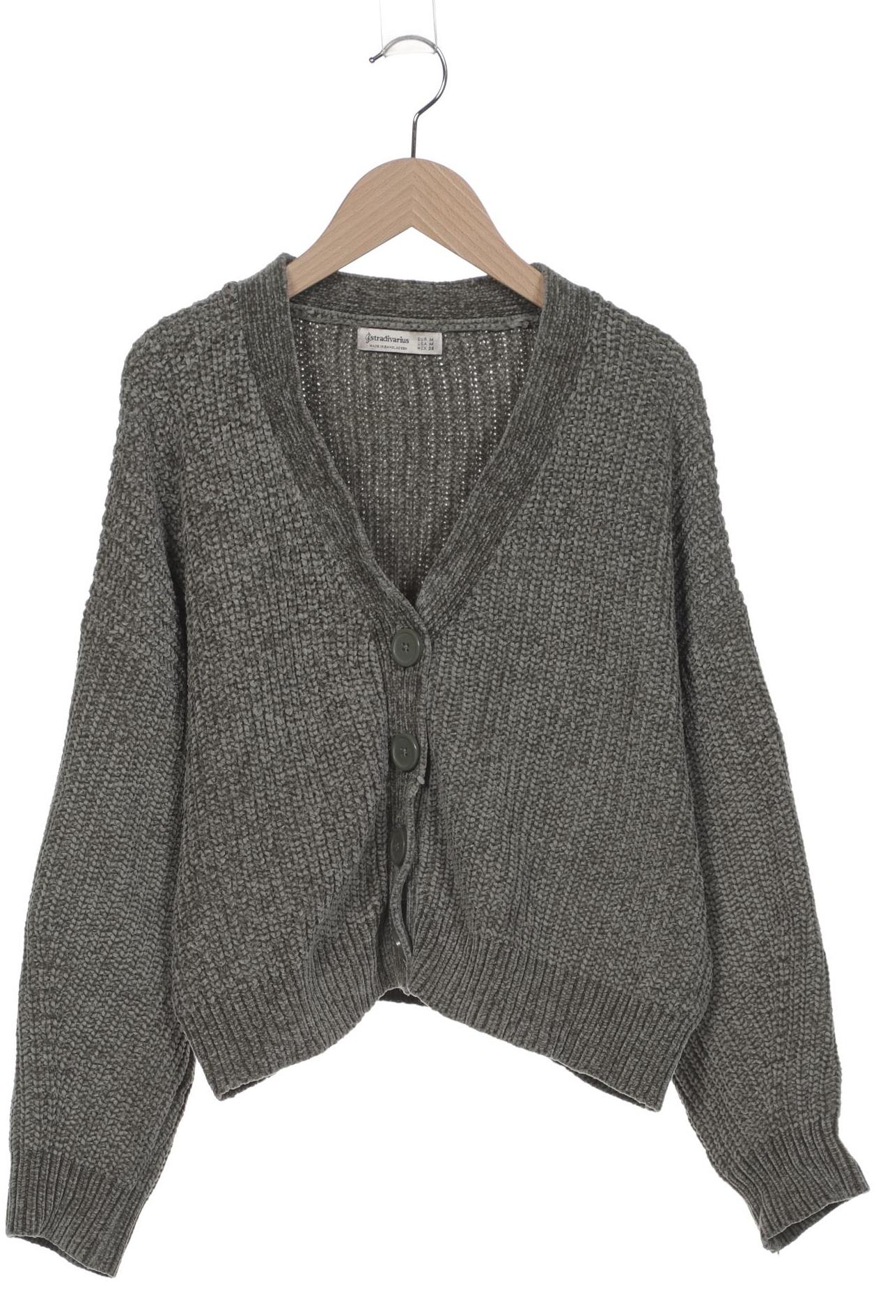 

Stradivarius Damen Strickjacke, grün, Gr. 38