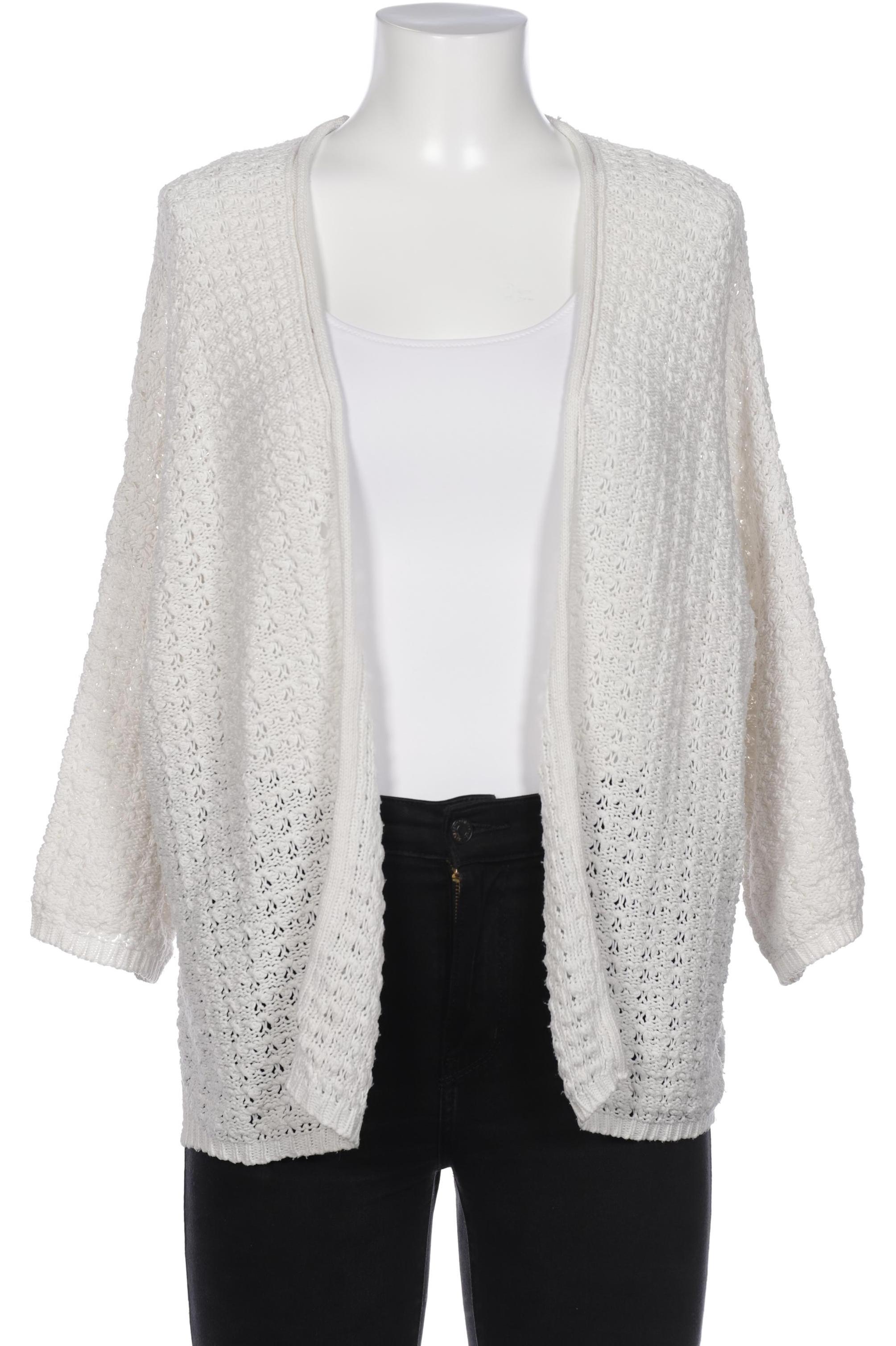 

Stradivarius Damen Strickjacke, weiß, Gr. 38