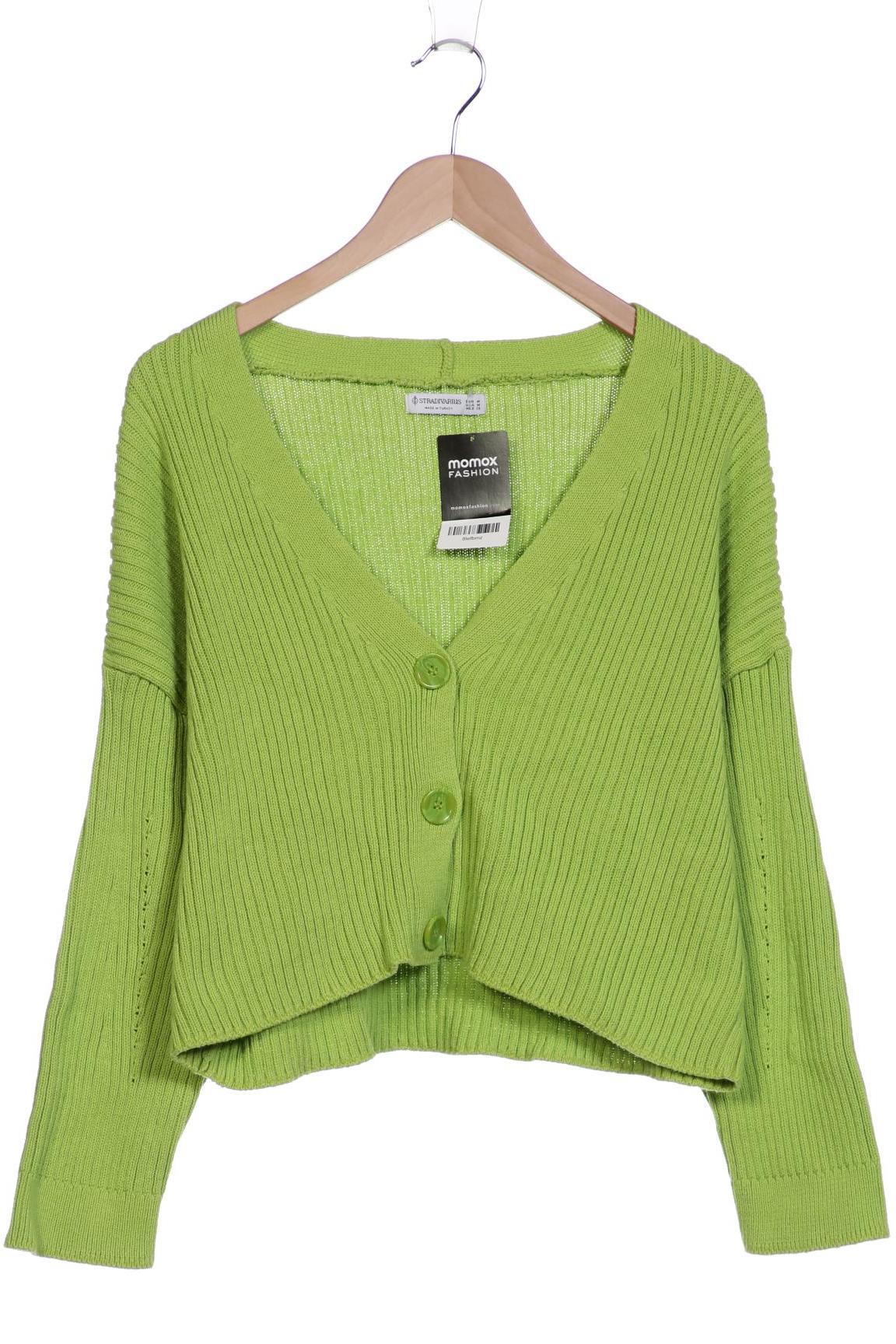 

Stradivarius Damen Strickjacke, grün, Gr. 38