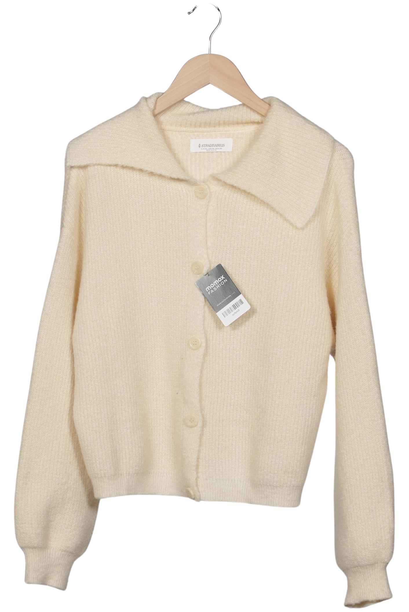 

Stradivarius Damen Strickjacke, cremeweiß, Gr. 44