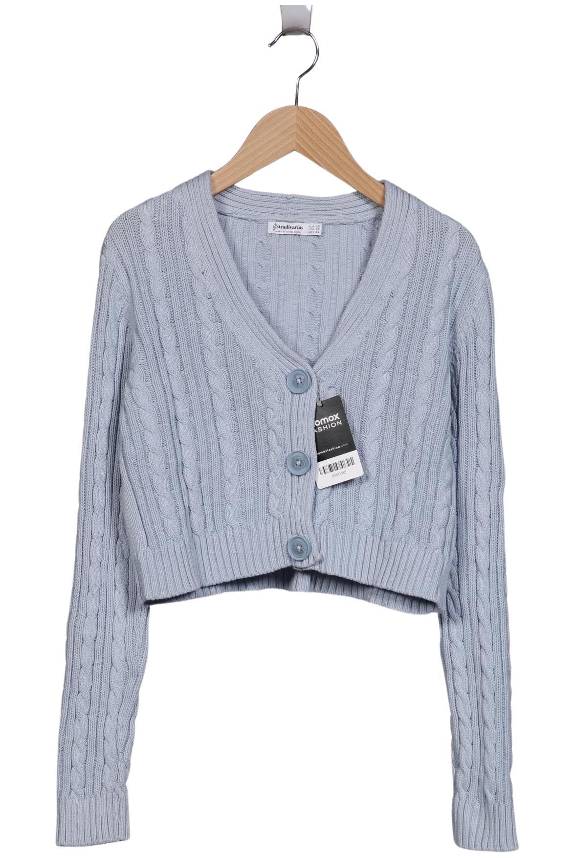 

Stradivarius Damen Strickjacke, hellblau, Gr. 34