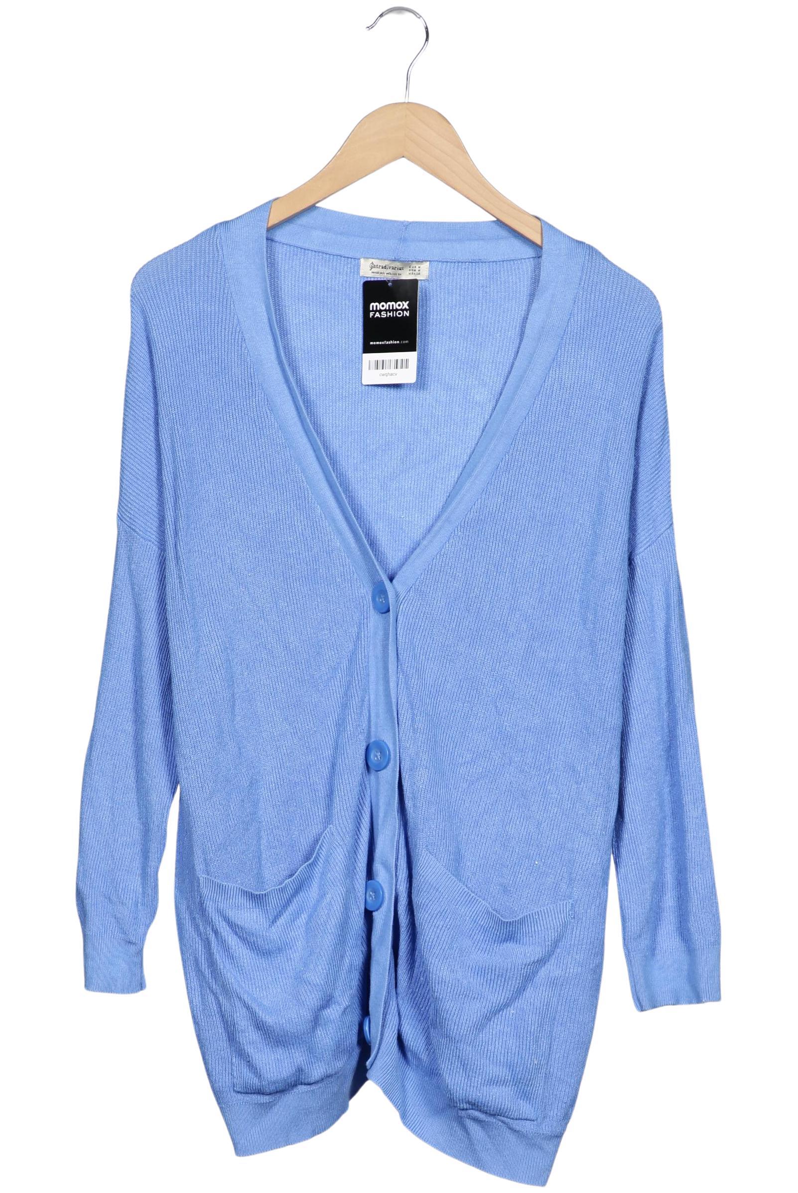 

Stradivarius Damen Strickjacke, hellblau, Gr. 38