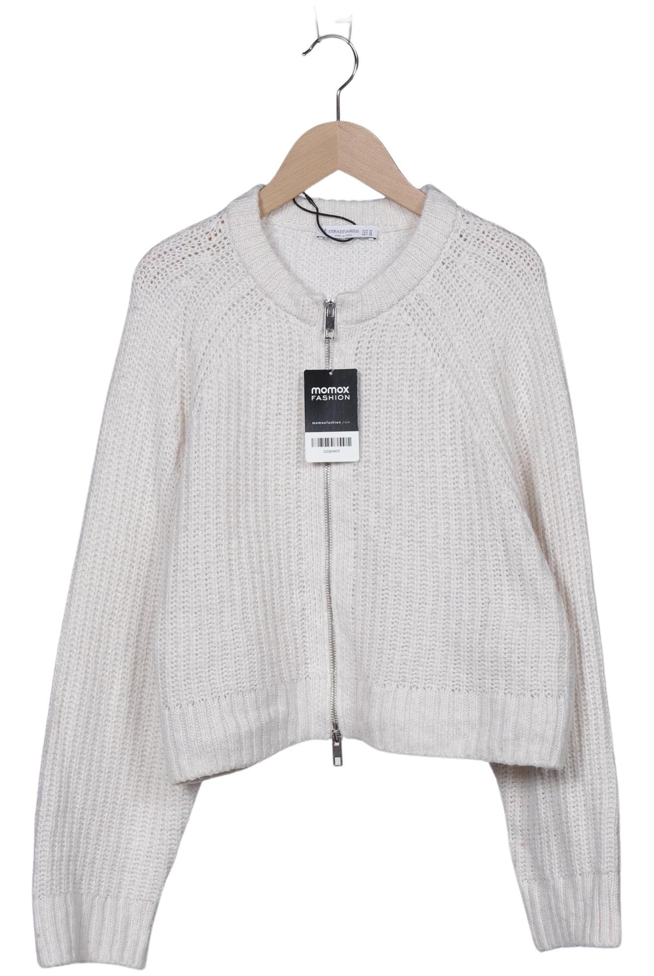 

Stradivarius Damen Strickjacke, cremeweiß, Gr. 38