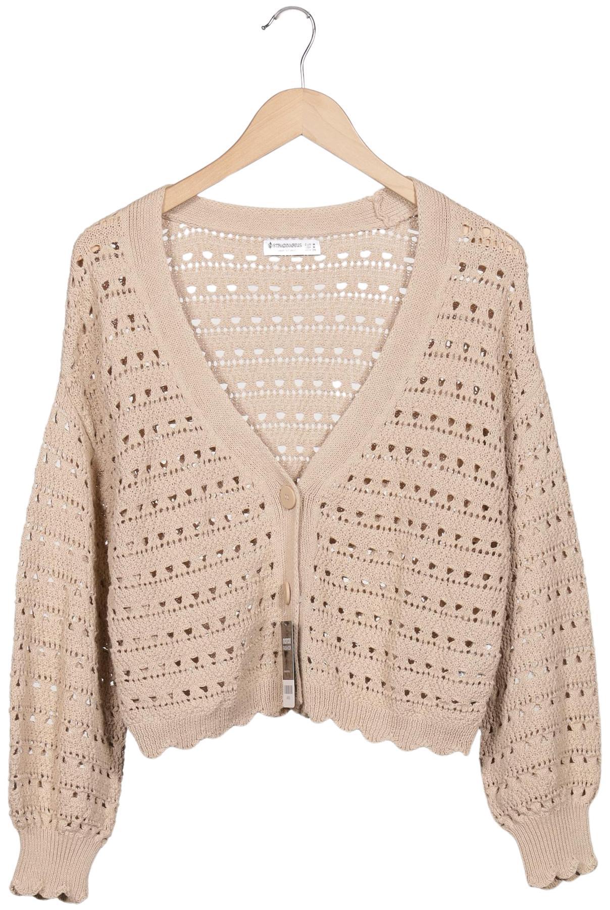 

Stradivarius Damen Strickjacke, beige, Gr. 38