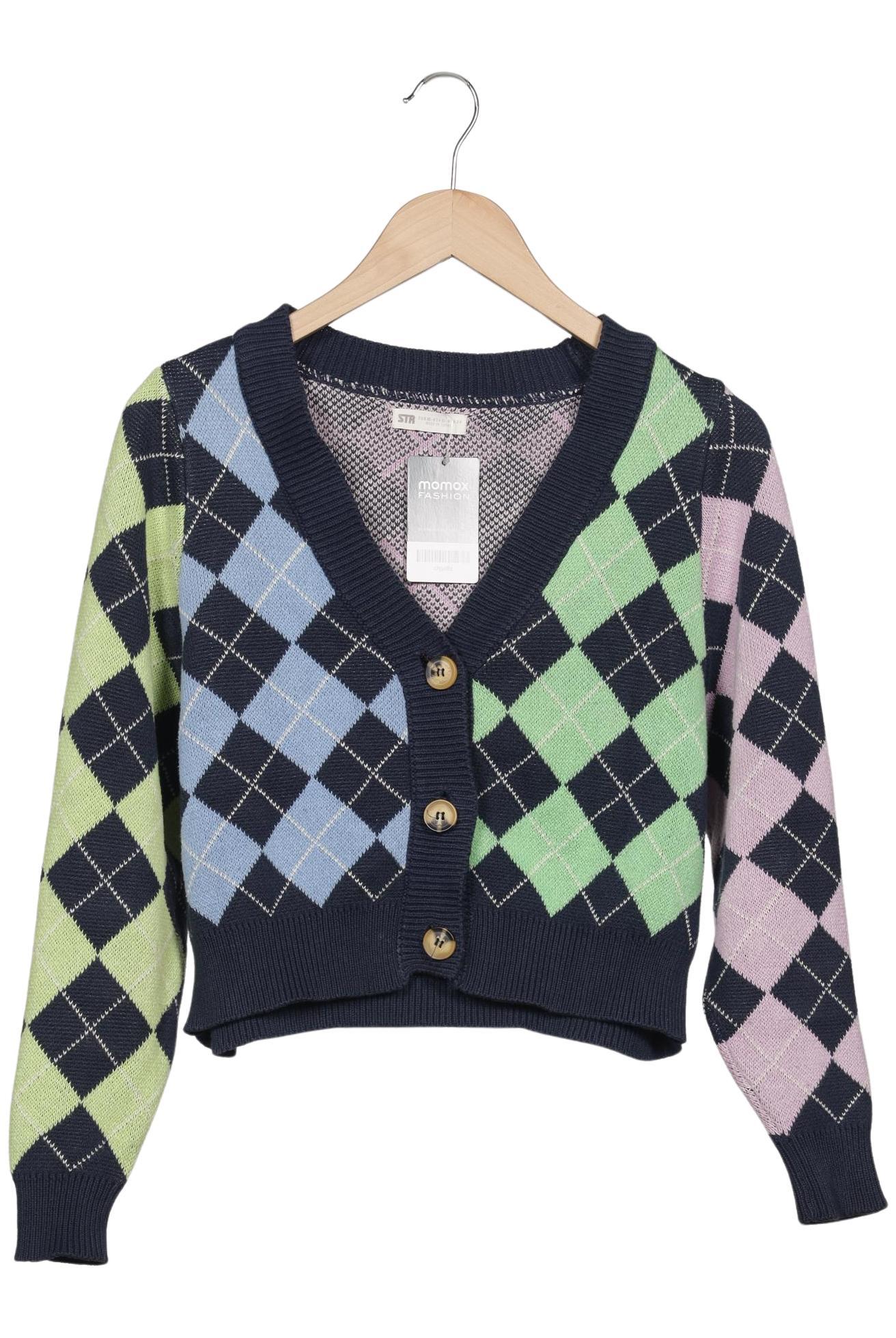 

Stradivarius Damen Strickjacke, marineblau, Gr. 34