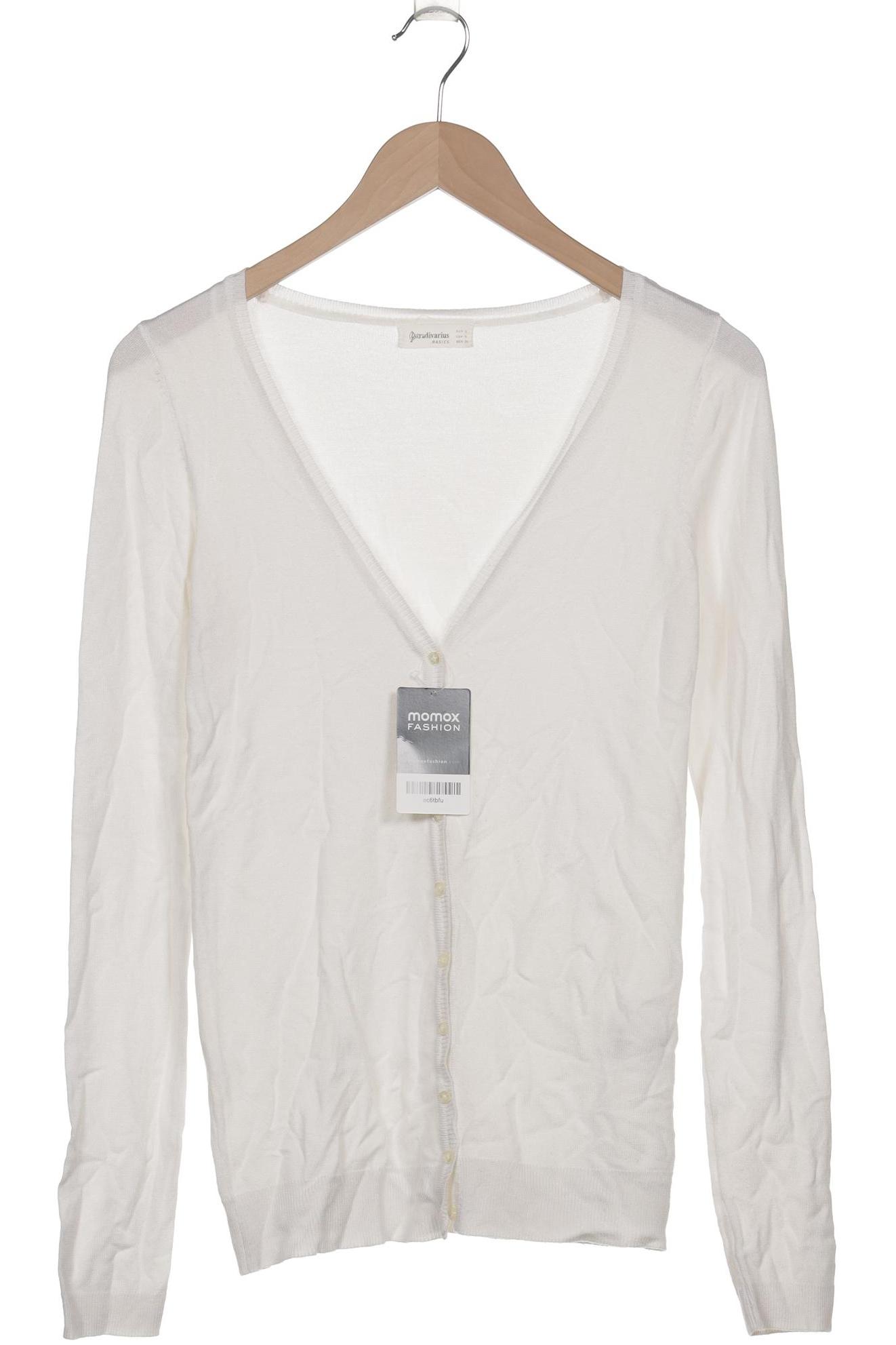 

Stradivarius Damen Strickjacke, cremeweiß, Gr. 36