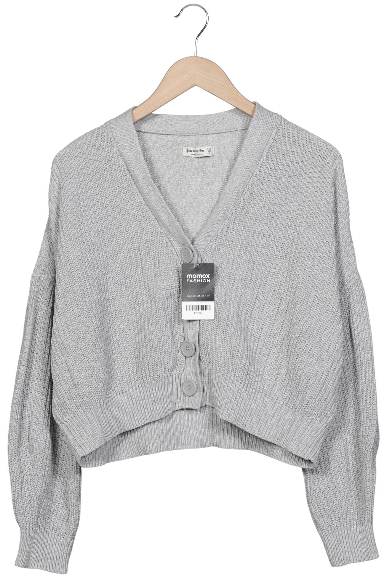 

Stradivarius Damen Strickjacke, grau, Gr. 36