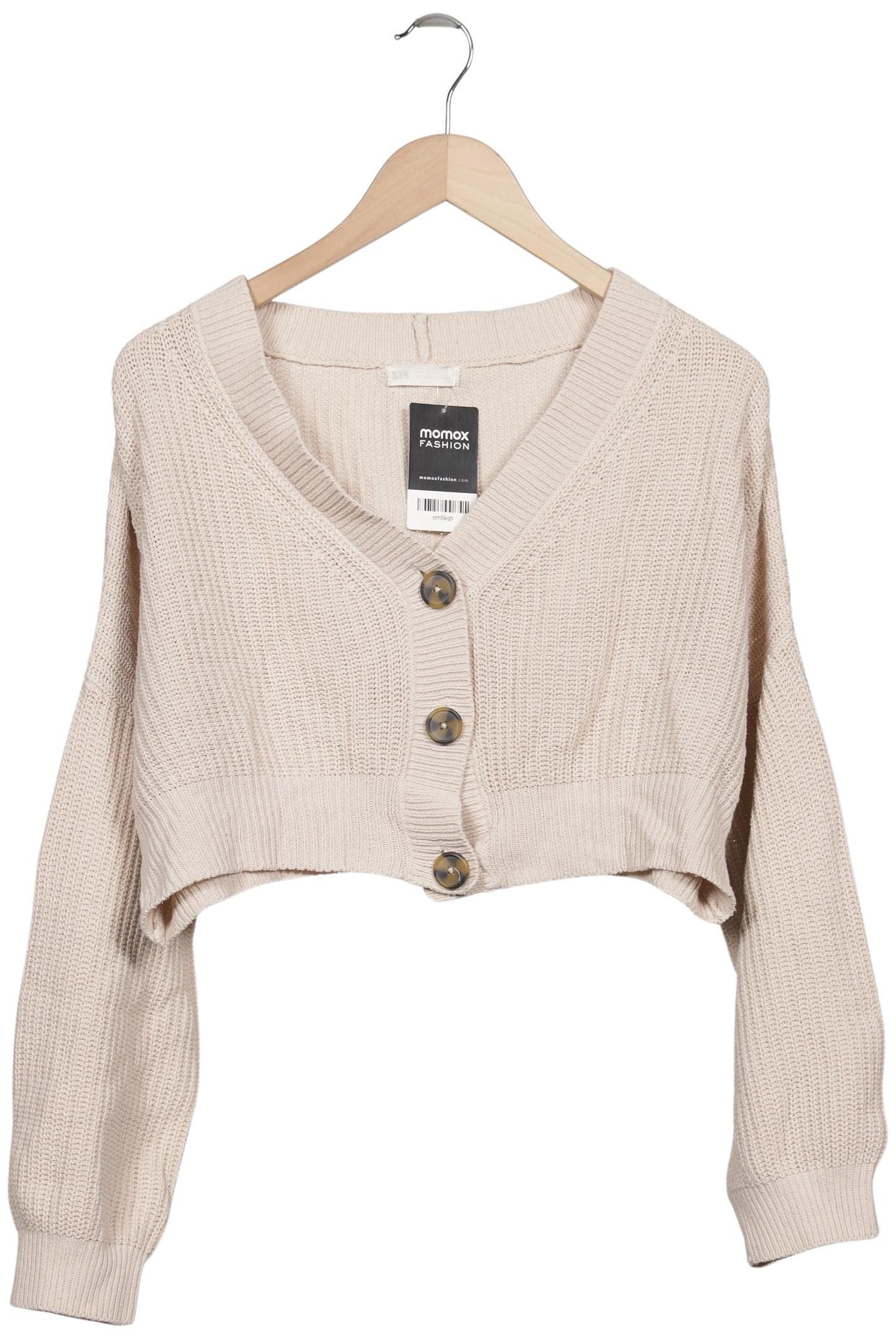 

Stradivarius Damen Strickjacke, cremeweiß, Gr. 38