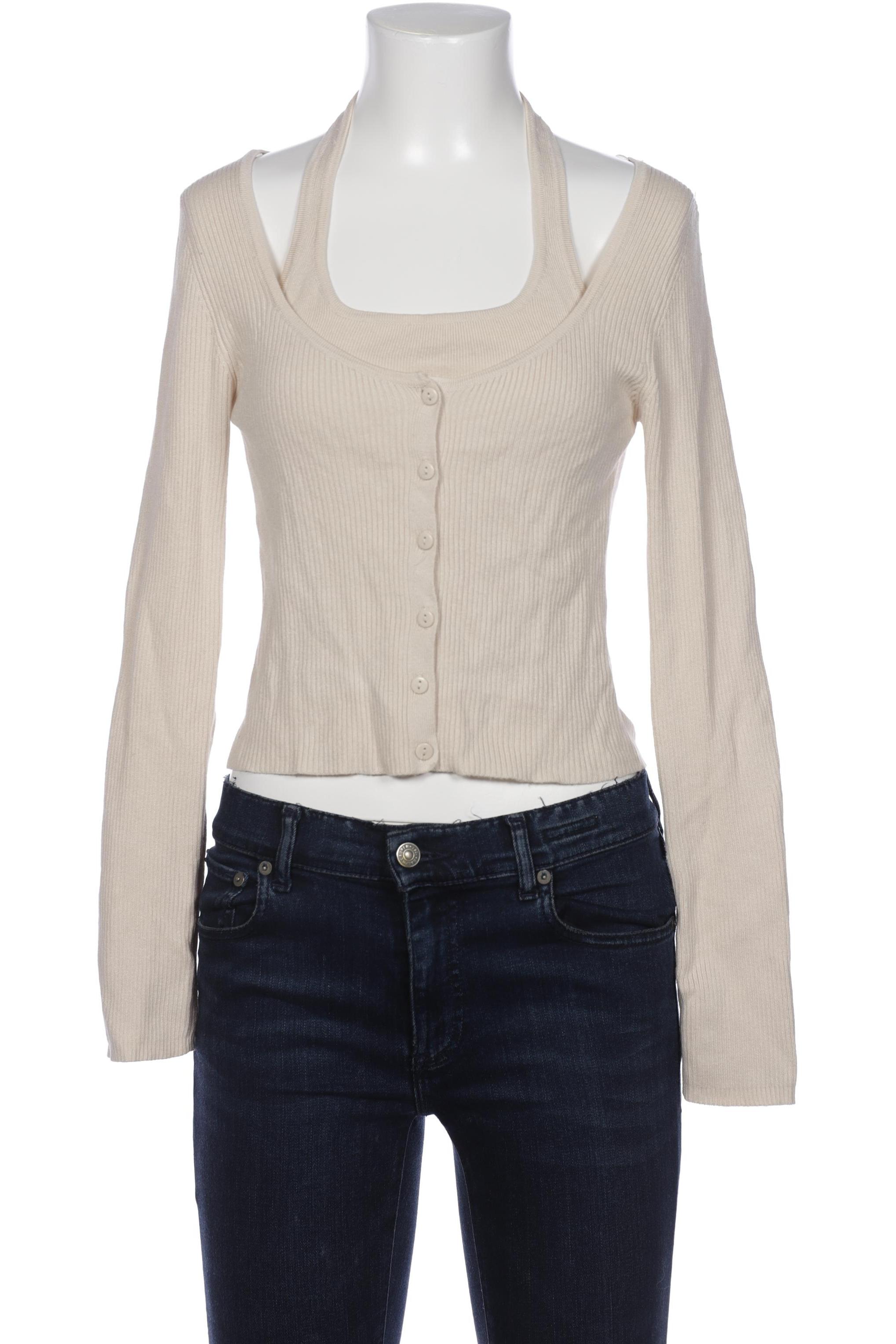 

Stradivarius Damen Strickjacke, cremeweiß, Gr. 38