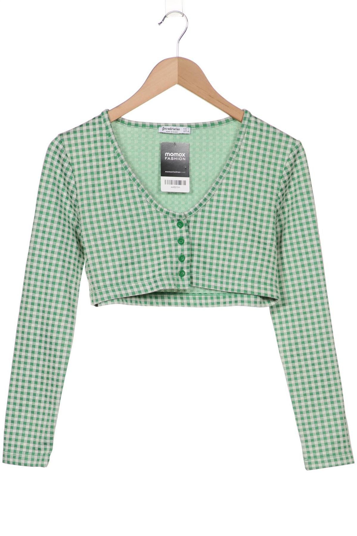

Stradivarius Damen Strickjacke, grün, Gr. 42