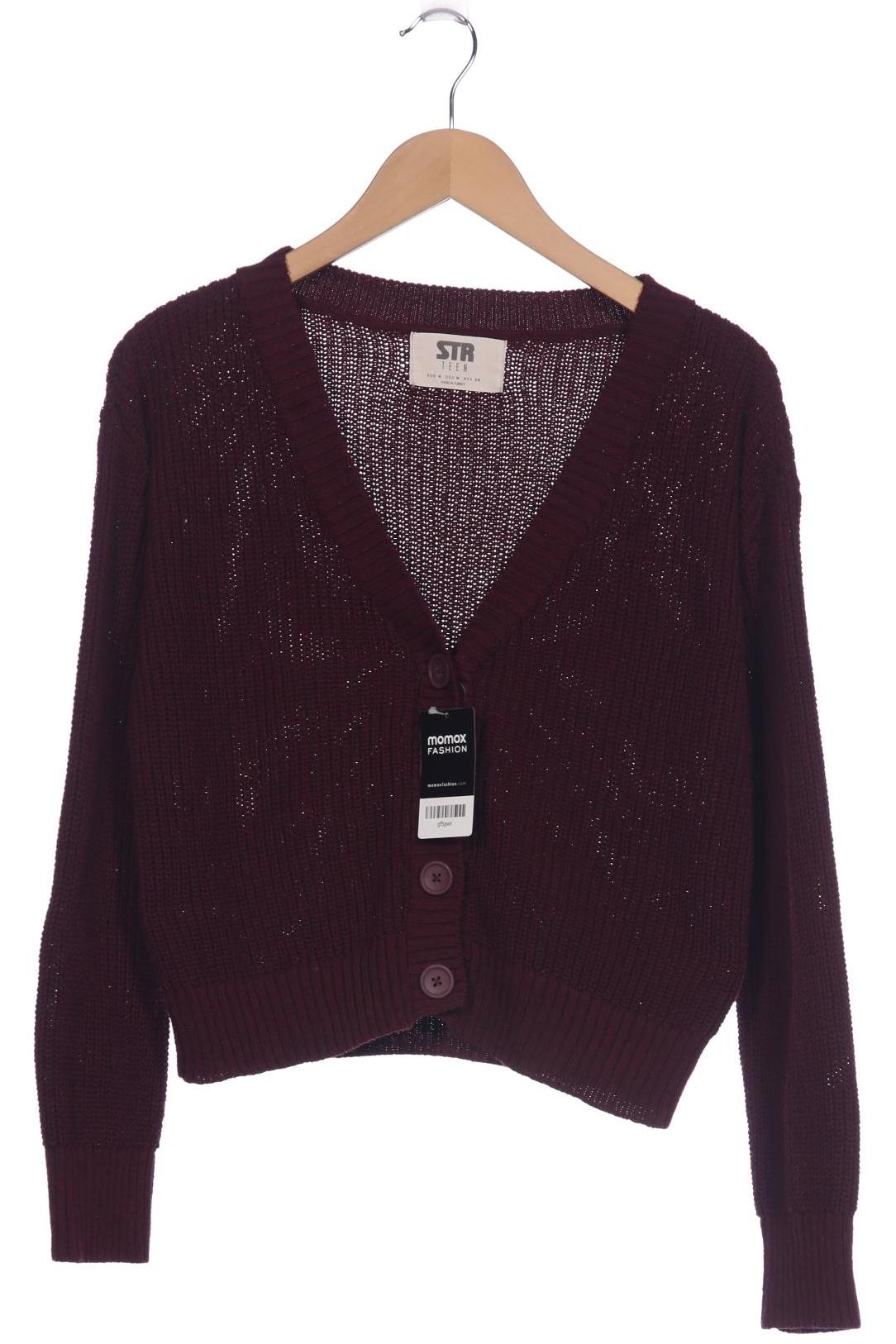 

Stradivarius Damen Strickjacke, bordeaux, Gr. 38