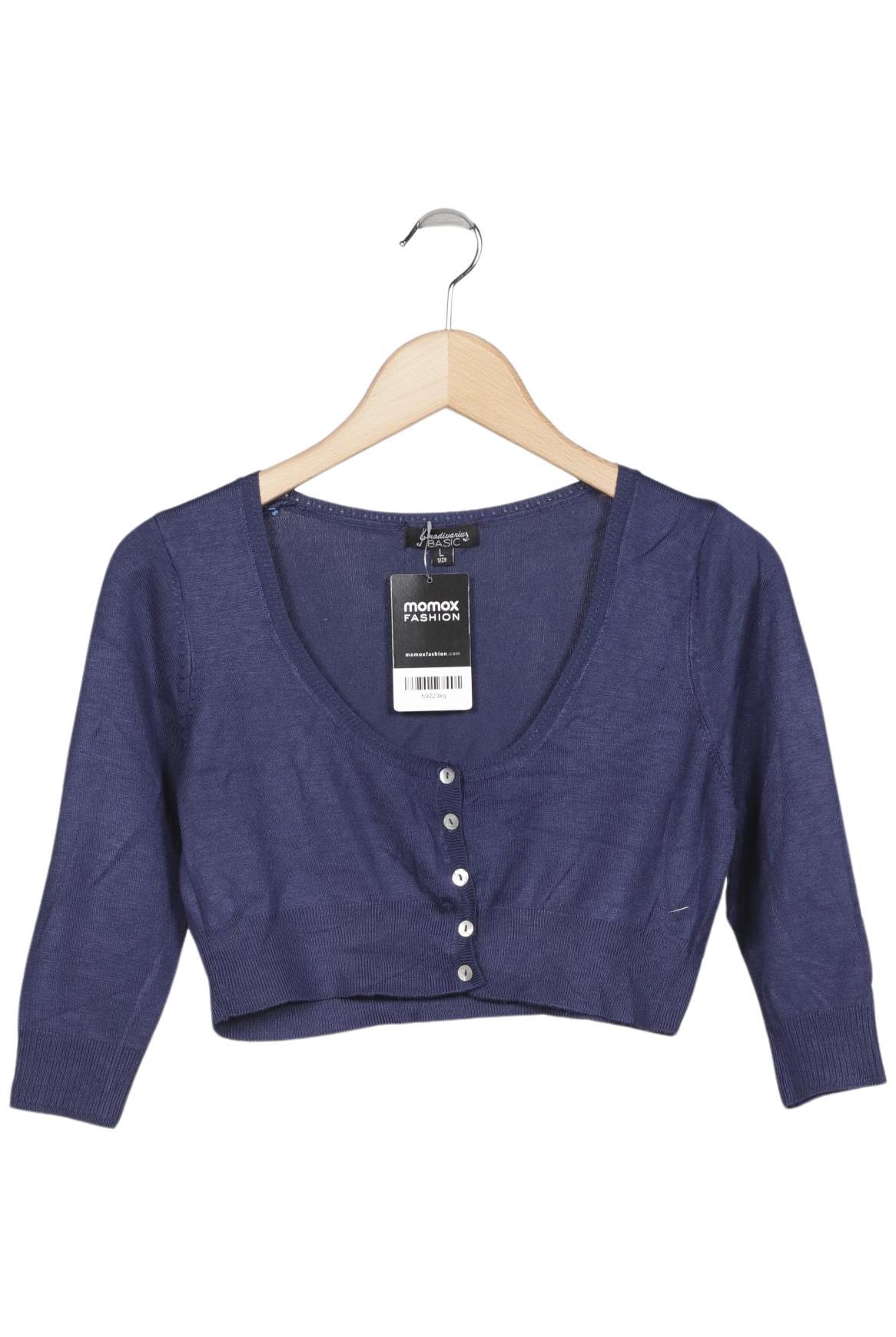 

Stradivarius Damen Strickjacke, marineblau, Gr. 42