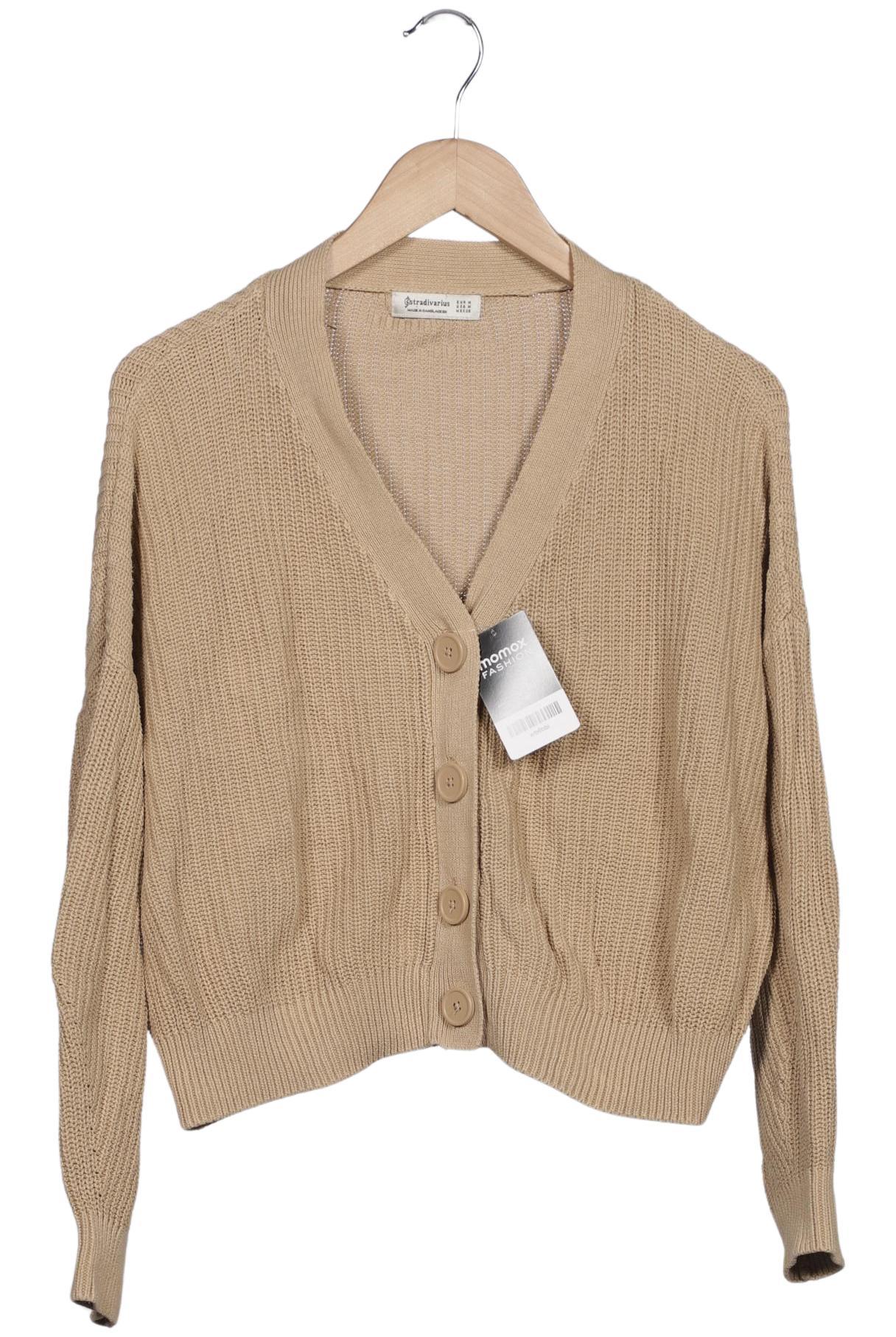

Stradivarius Damen Strickjacke, beige, Gr. 38
