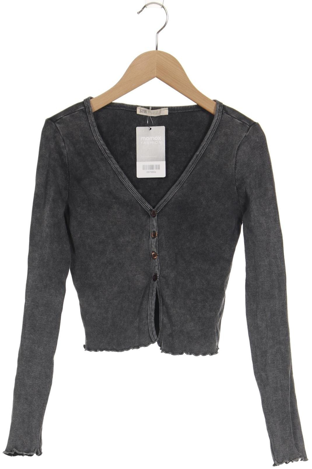

Stradivarius Damen Strickjacke, grau, Gr. 36