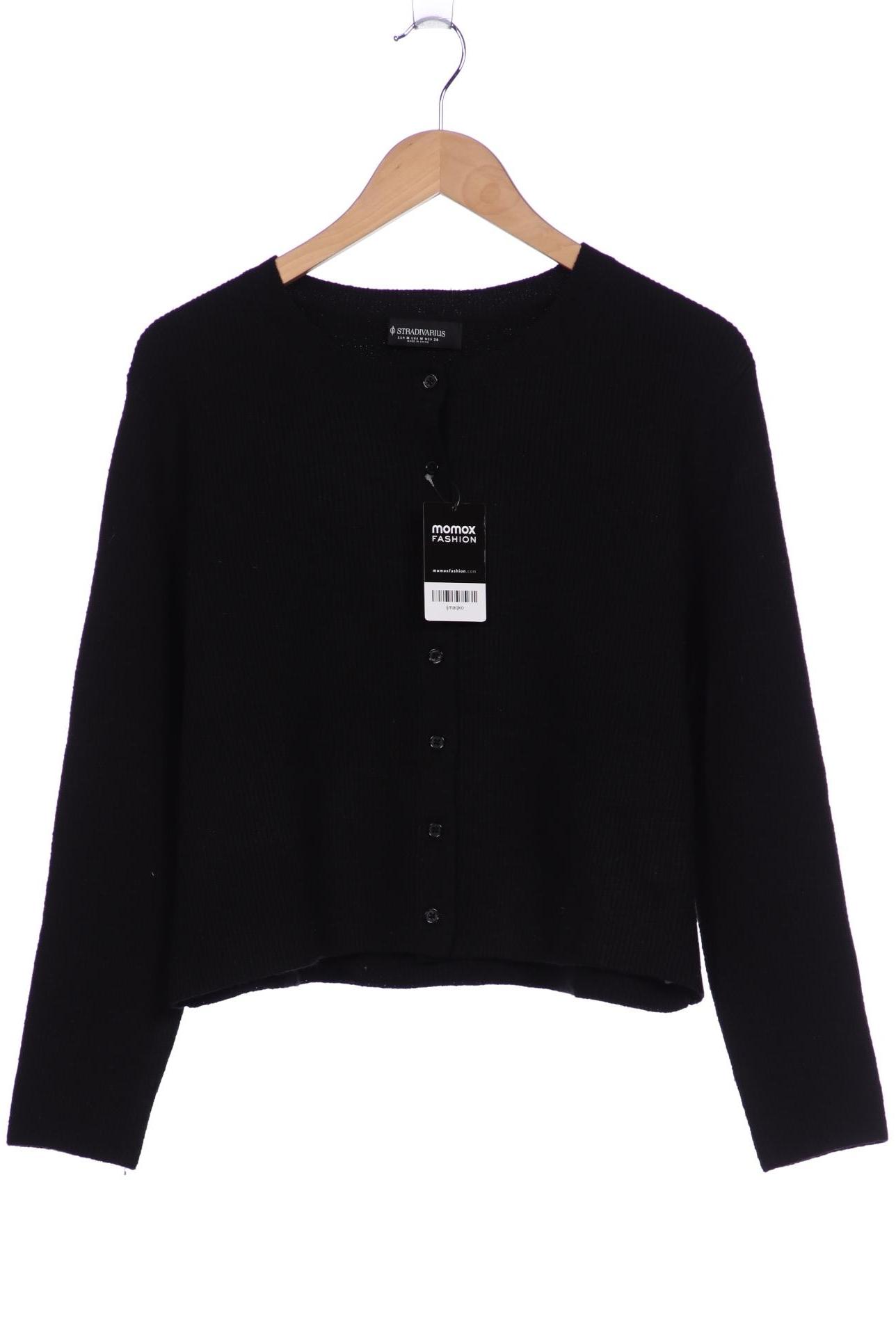 

Stradivarius Damen Strickjacke, schwarz, Gr. 38