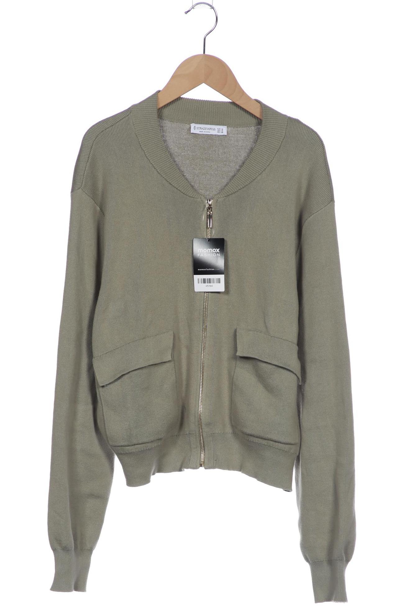 

Stradivarius Damen Strickjacke, grün, Gr. 38