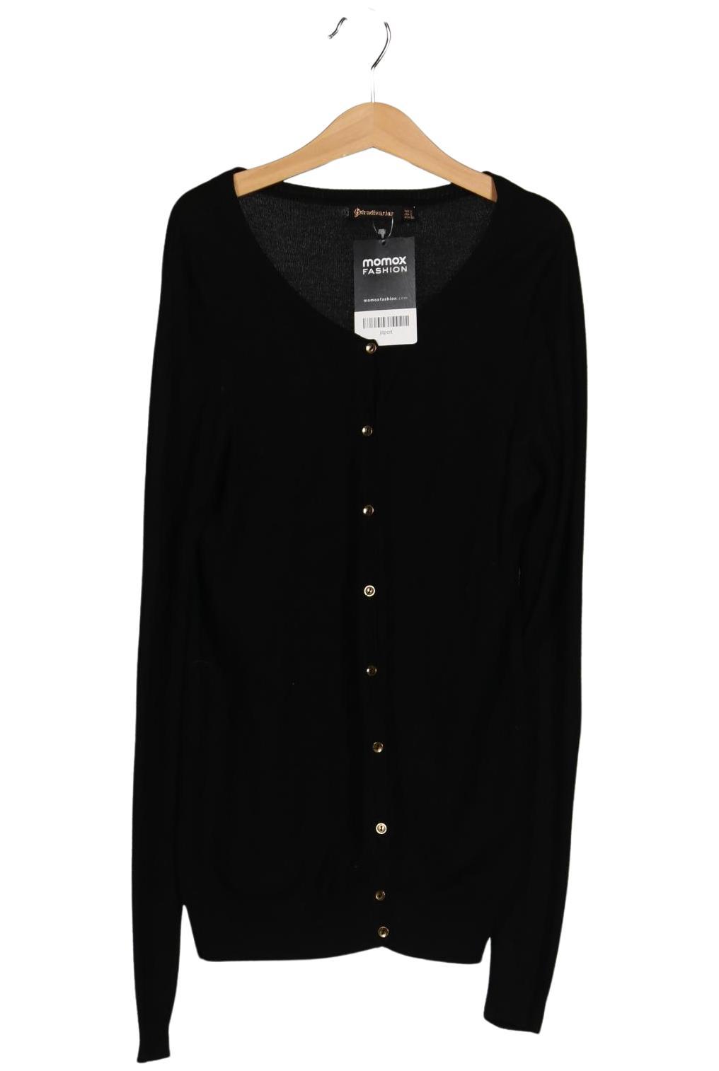 

Stradivarius Damen Strickjacke, schwarz, Gr. 36