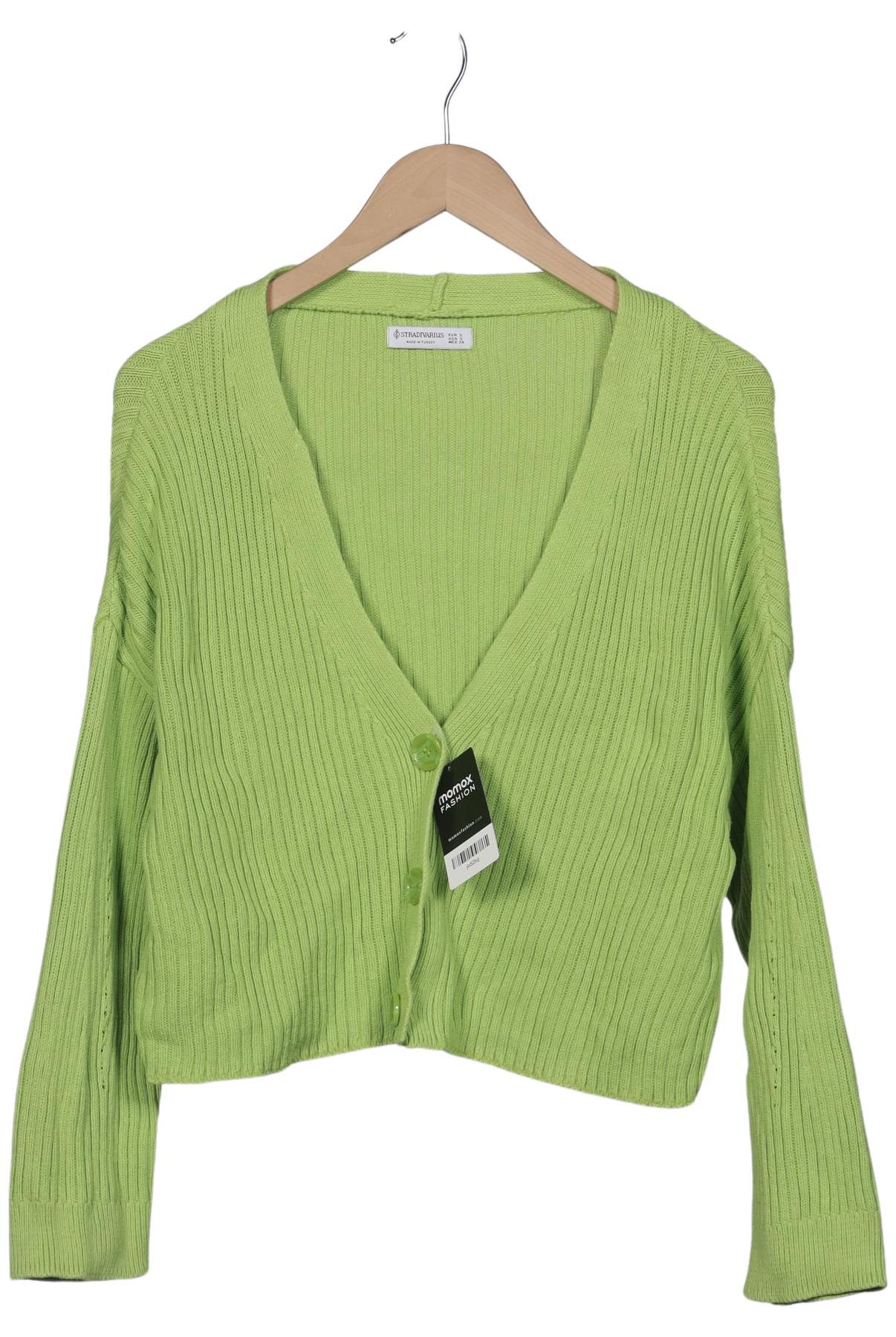

Stradivarius Damen Strickjacke, hellgrün, Gr. 36