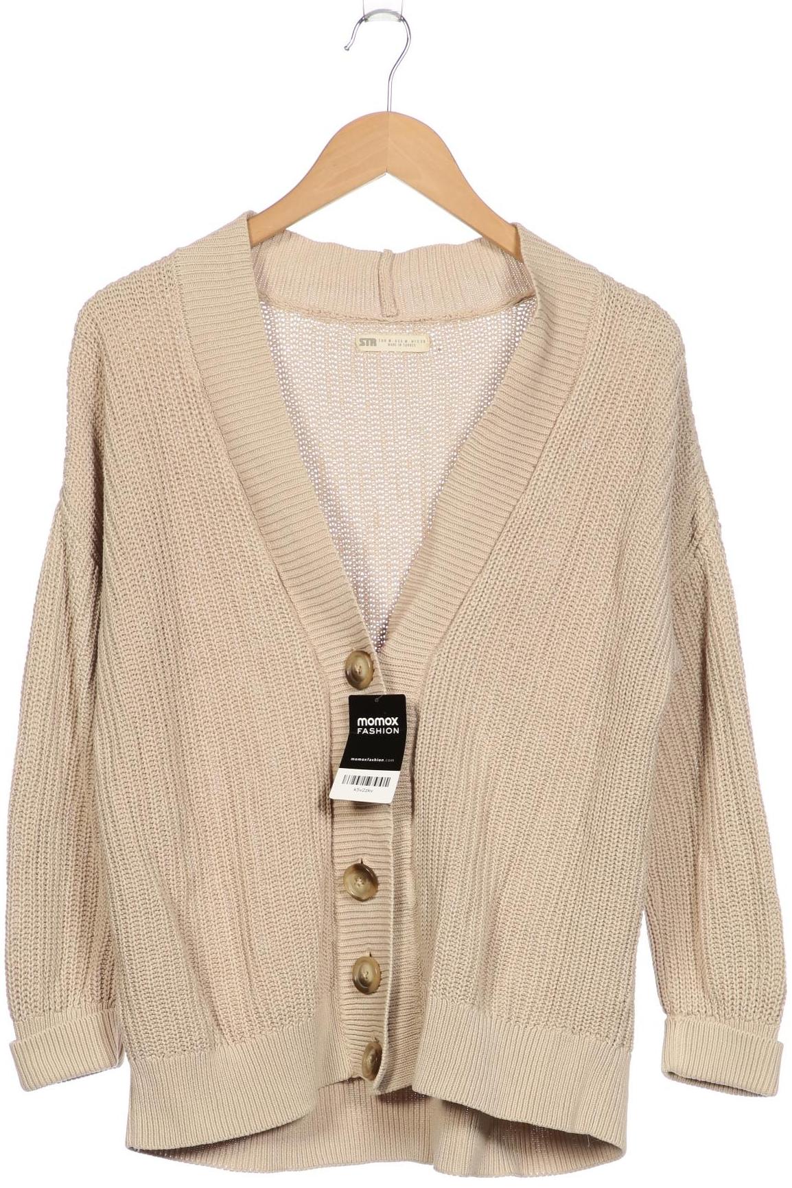 

Stradivarius Damen Strickjacke, beige, Gr. 38