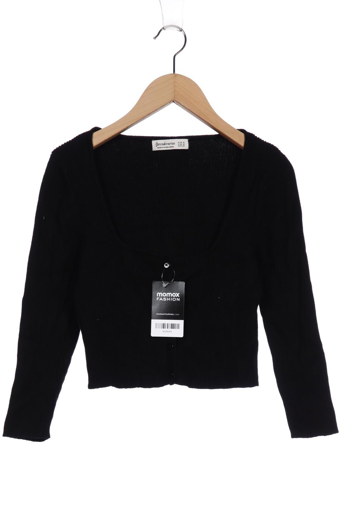 

Stradivarius Damen Strickjacke, schwarz, Gr. 38
