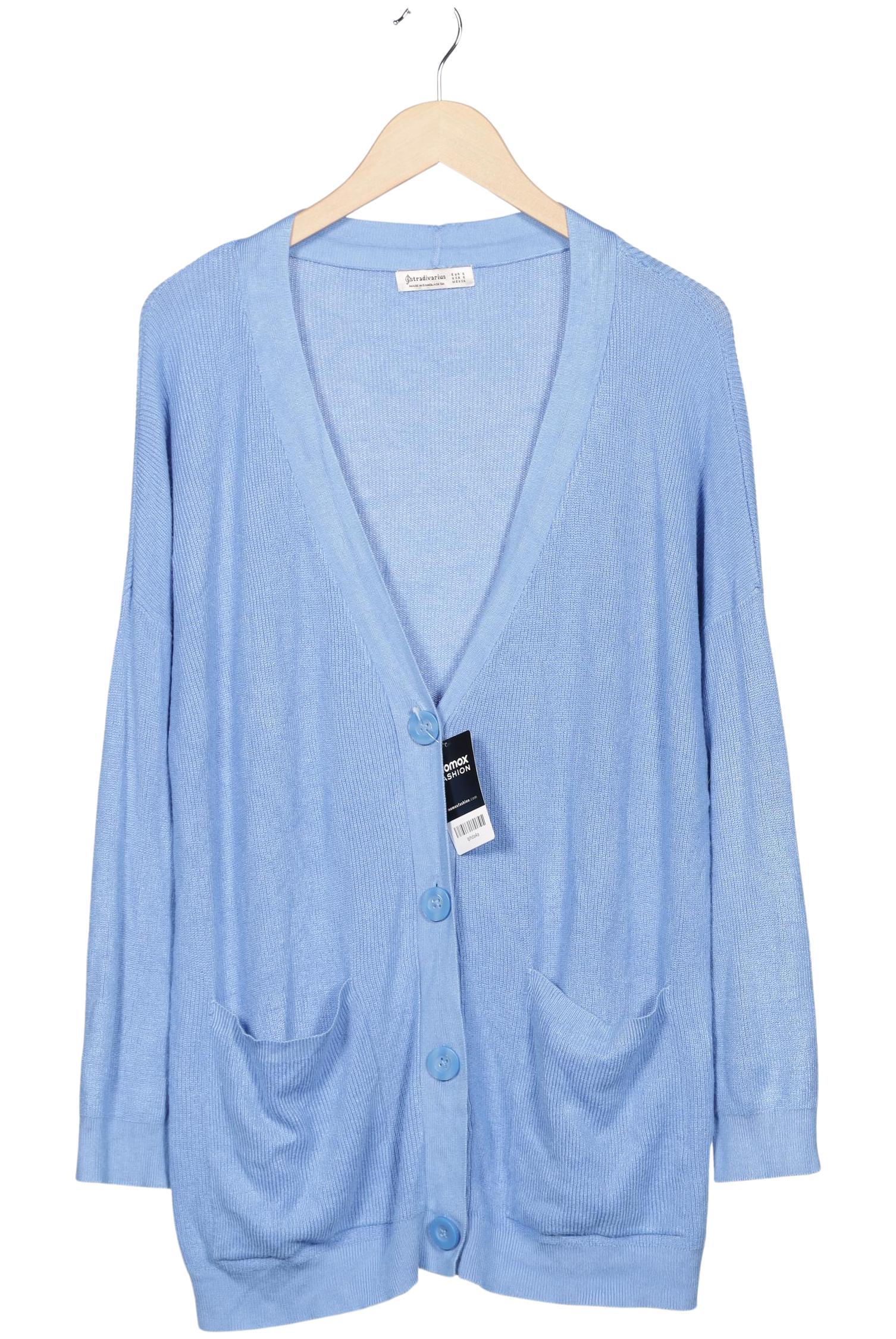 

Stradivarius Damen Strickjacke, hellblau, Gr. 36