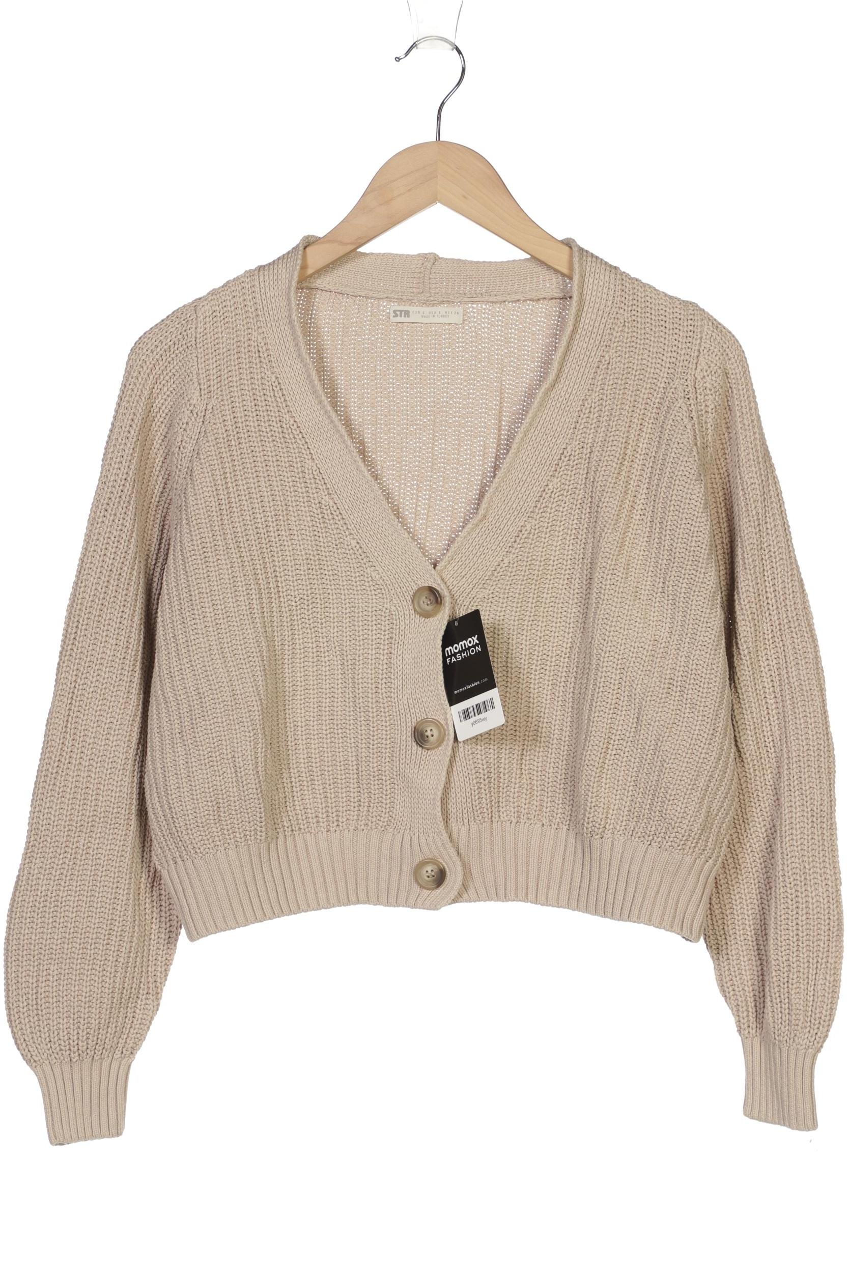 

Stradivarius Damen Strickjacke, beige, Gr. 36