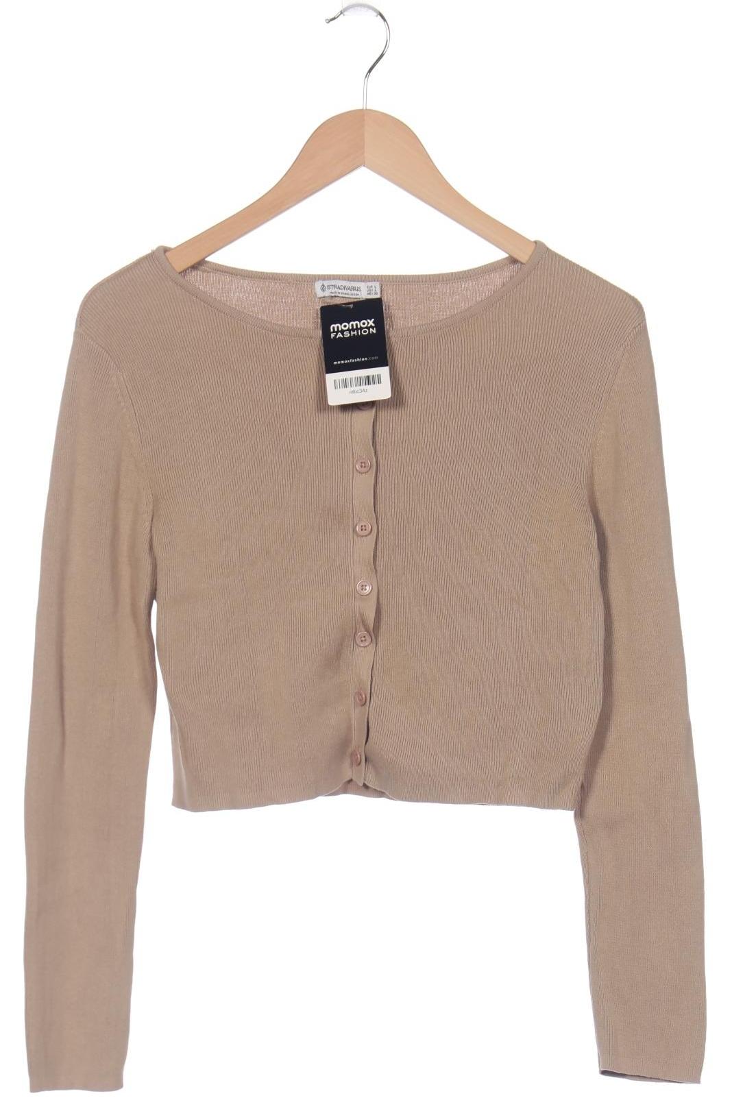 

Stradivarius Damen Strickjacke, beige, Gr. 42