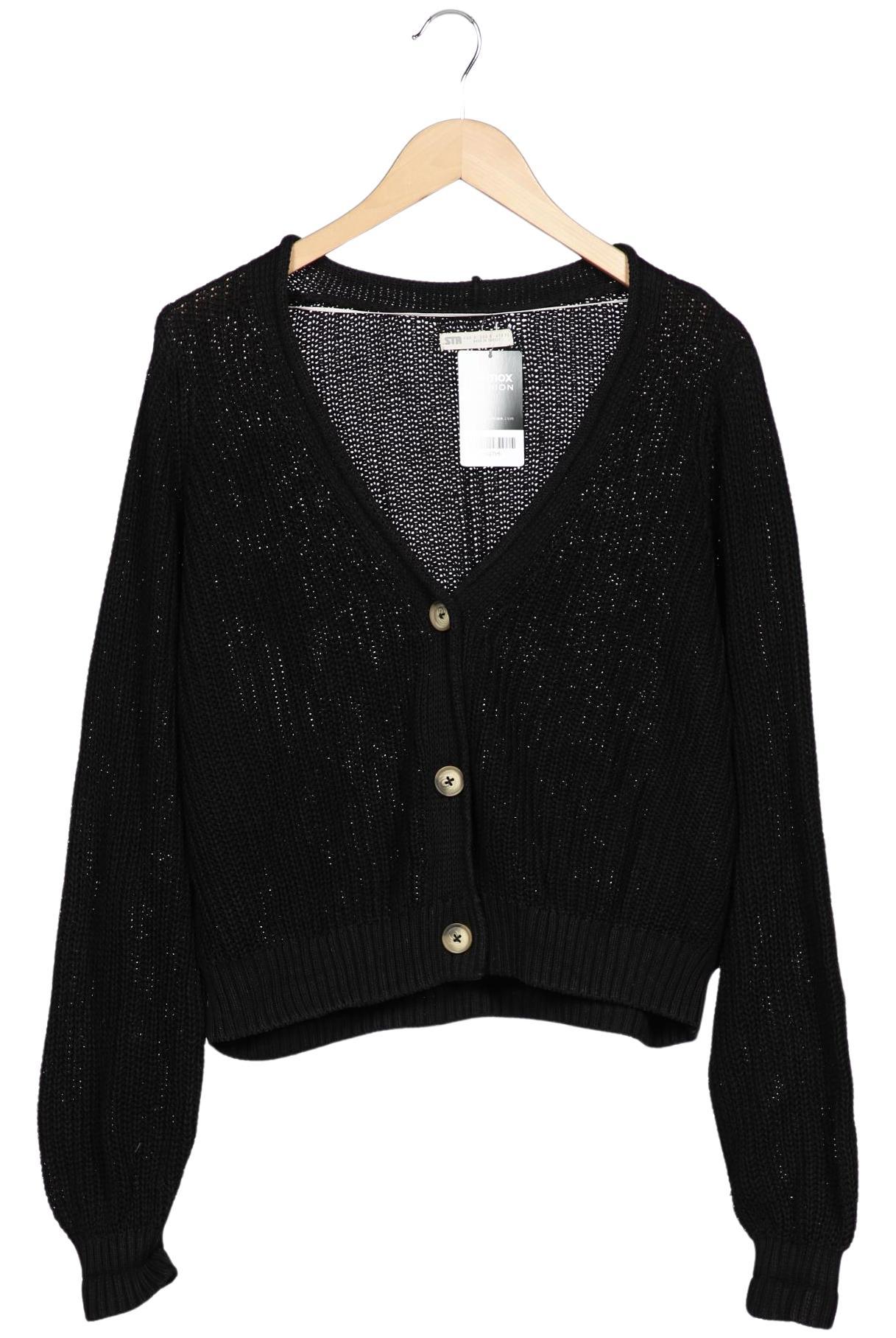 

Stradivarius Damen Strickjacke, schwarz, Gr. 36