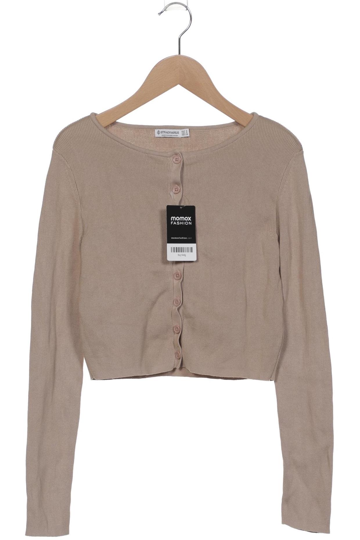 

Stradivarius Damen Strickjacke, beige, Gr. 36