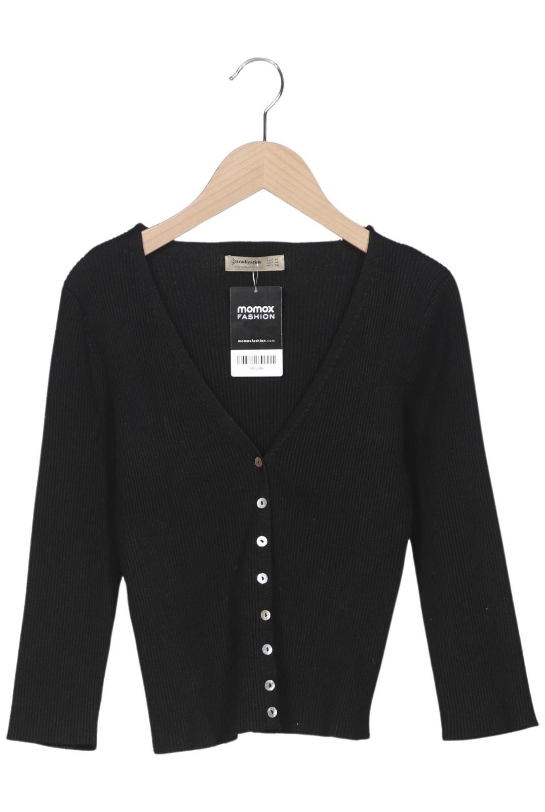 

Stradivarius Damen Strickjacke, schwarz, Gr. 38