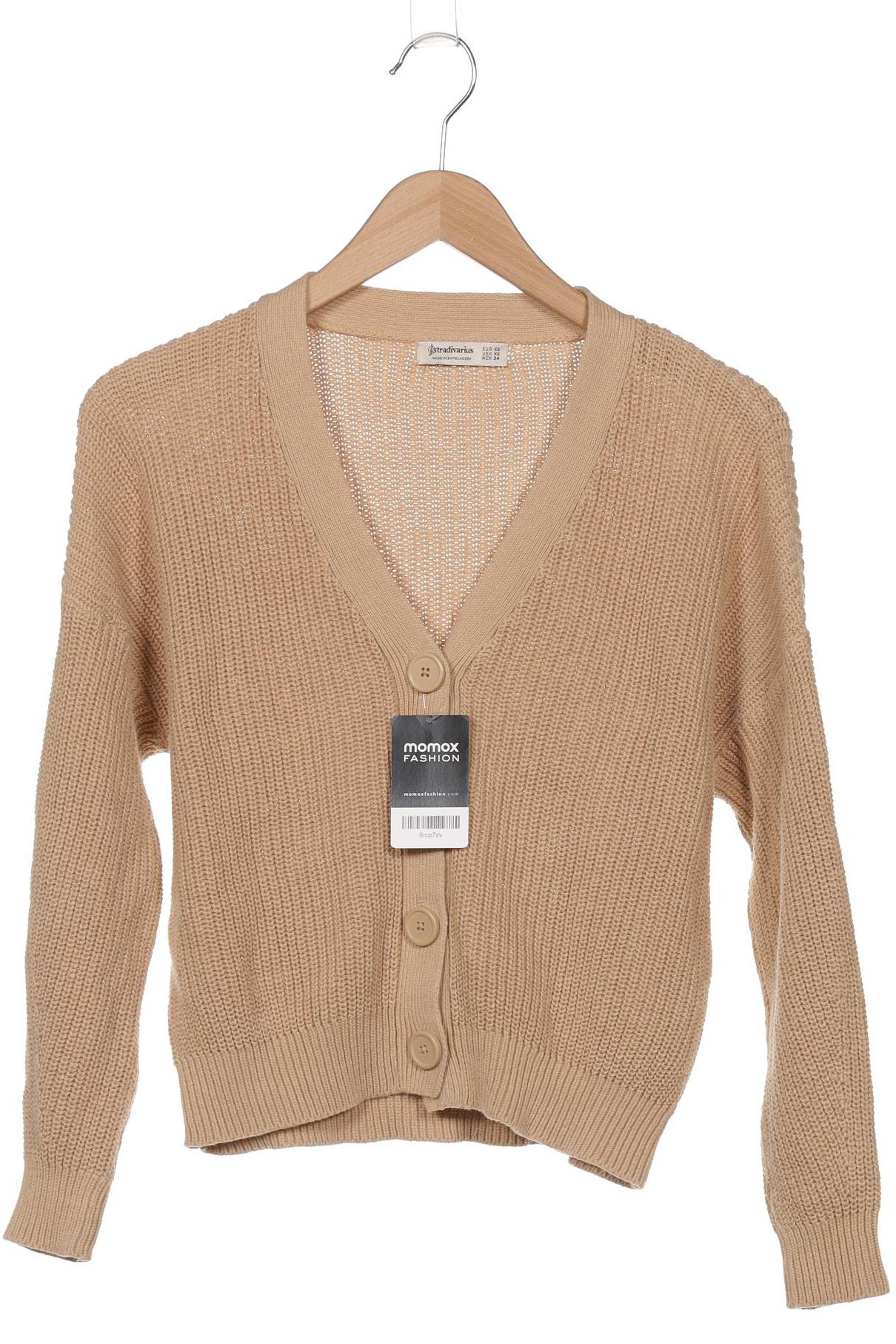 

Stradivarius Damen Strickjacke, beige, Gr. 34