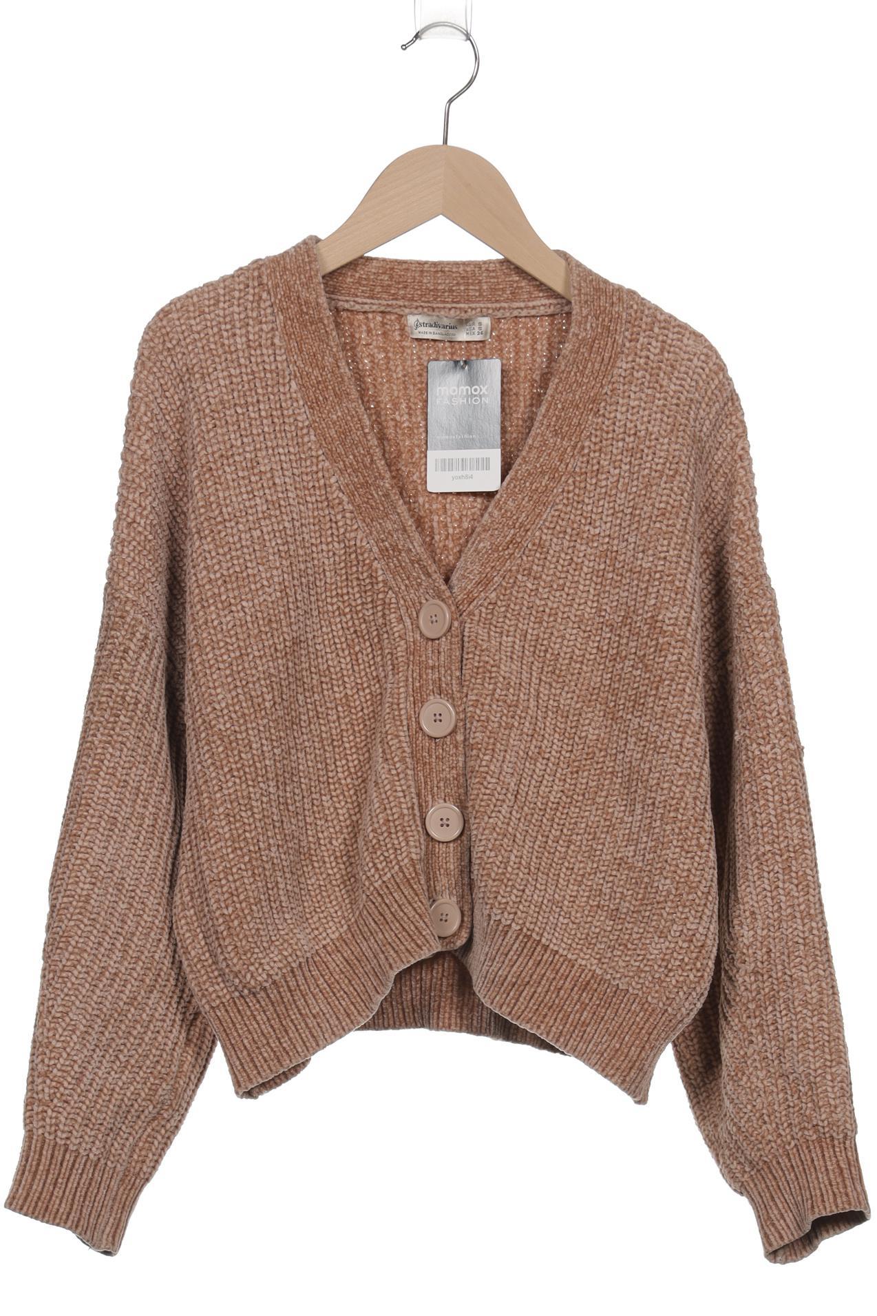

Stradivarius Damen Strickjacke, beige, Gr. 36