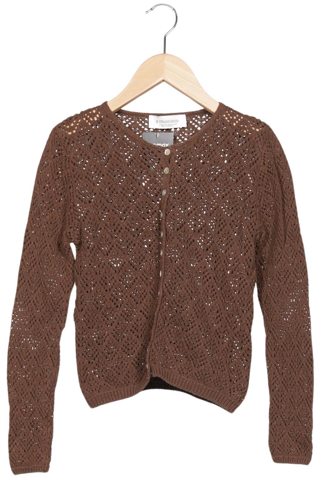 

Stradivarius Damen Strickjacke, braun, Gr. 34