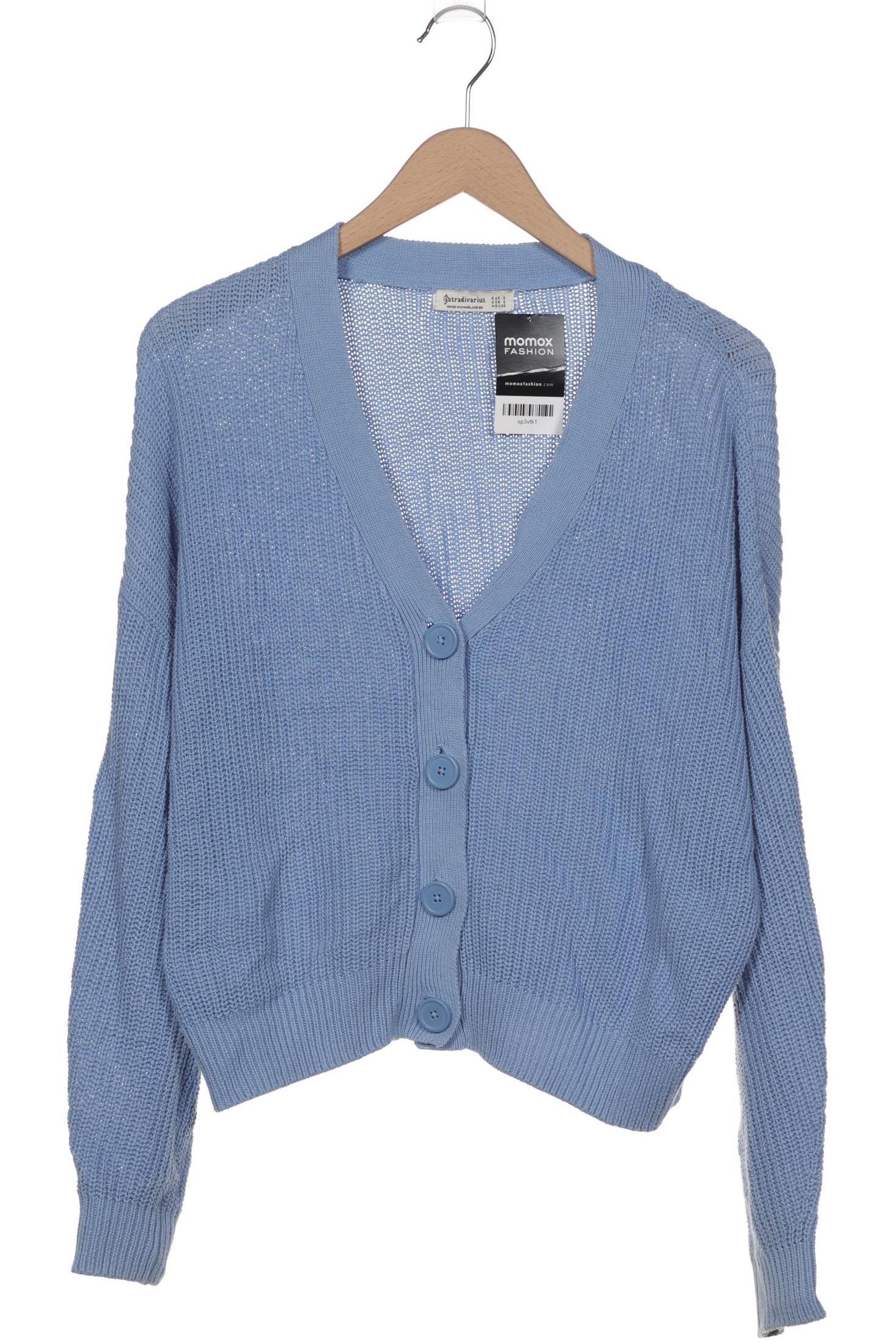 

Stradivarius Damen Strickjacke, blau, Gr. 36