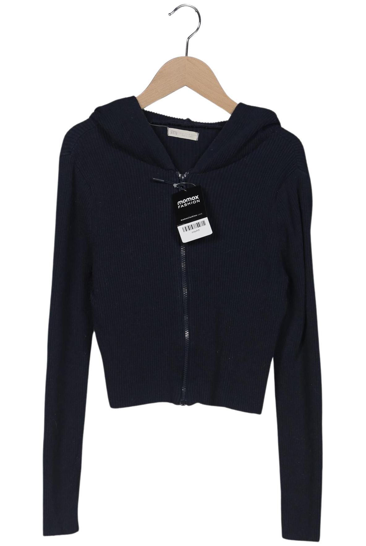 

Stradivarius Damen Strickjacke, marineblau, Gr. 38
