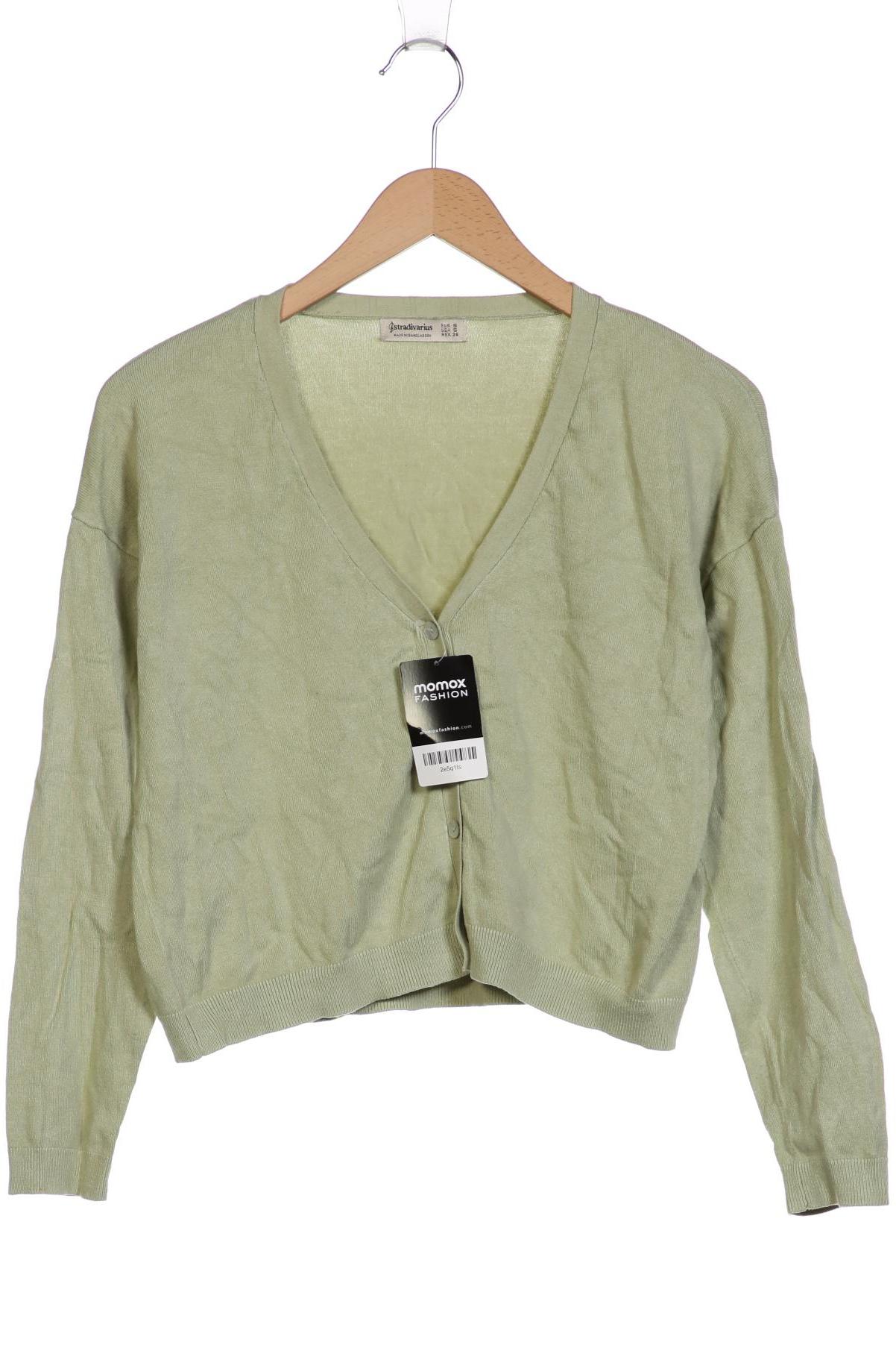 

Stradivarius Damen Strickjacke, grün, Gr. 36