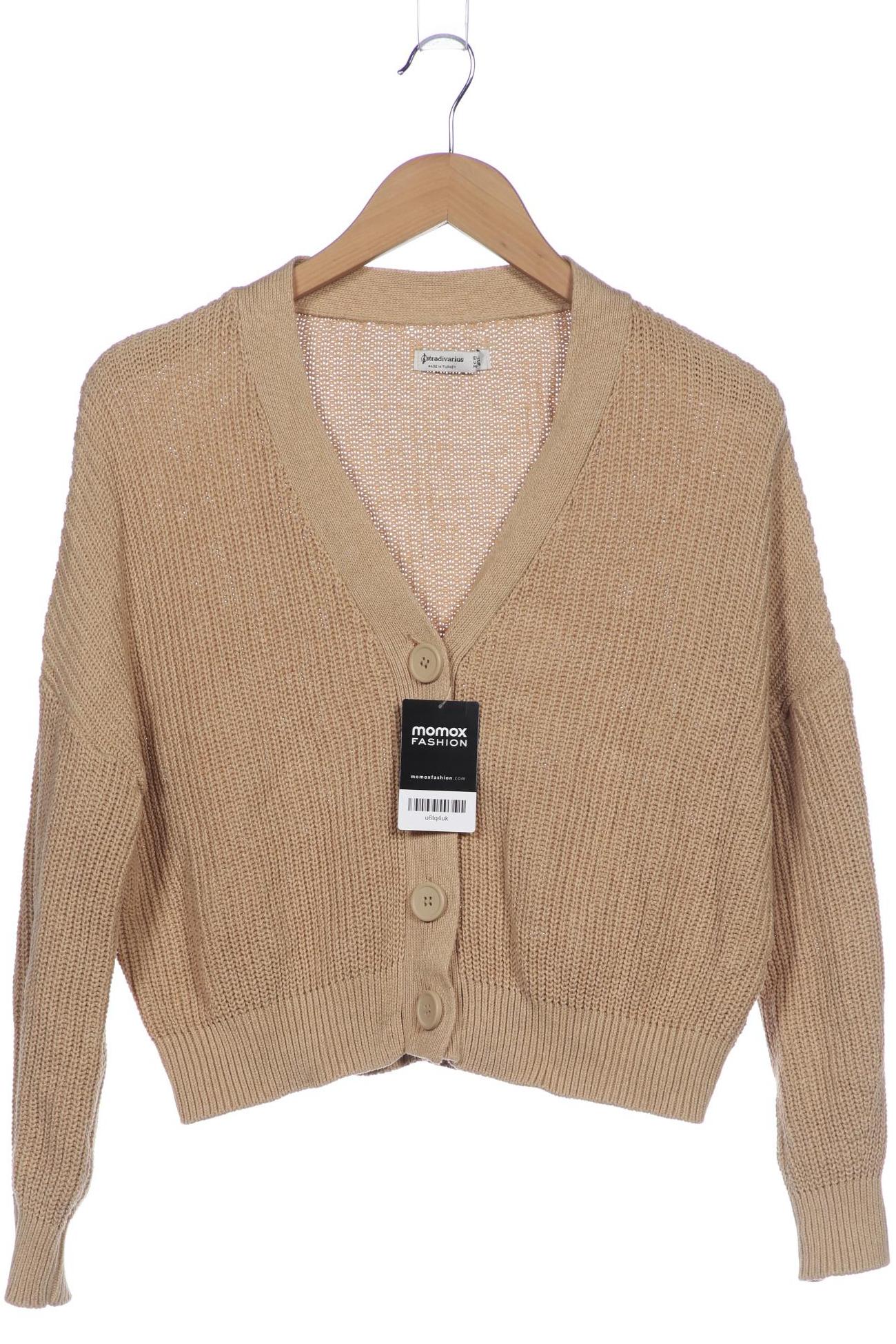 

Stradivarius Damen Strickjacke, beige, Gr. 34